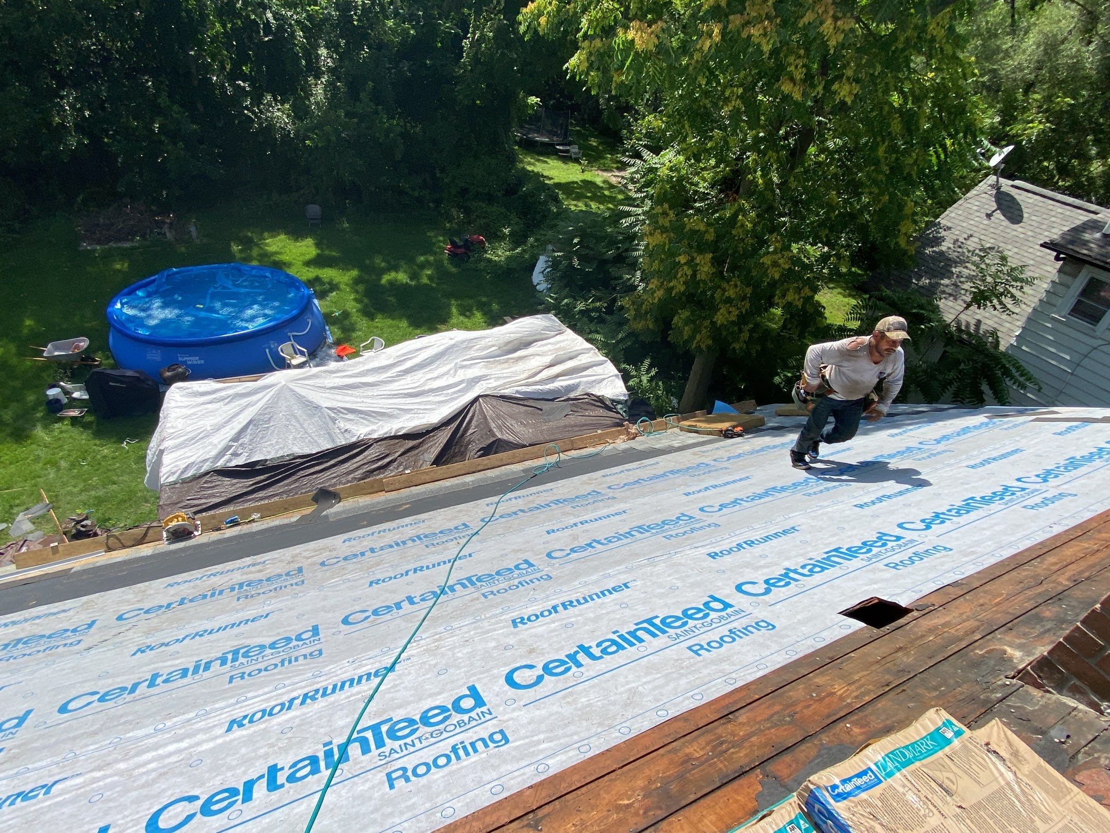 Roof Replacement using CertainTeed Landmark by 180 Contractors