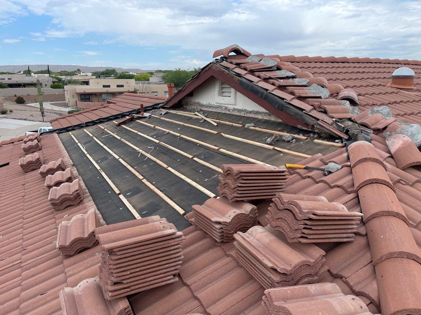 Terracotta Concrete Tile by Reimagine Roofing