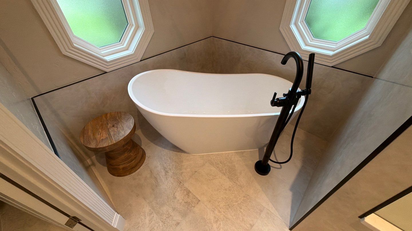 Inwood Master Bathroom Remodel | Modern Walk-In Shower & Custom Vanity Design by Legacy Bath and Kitchen