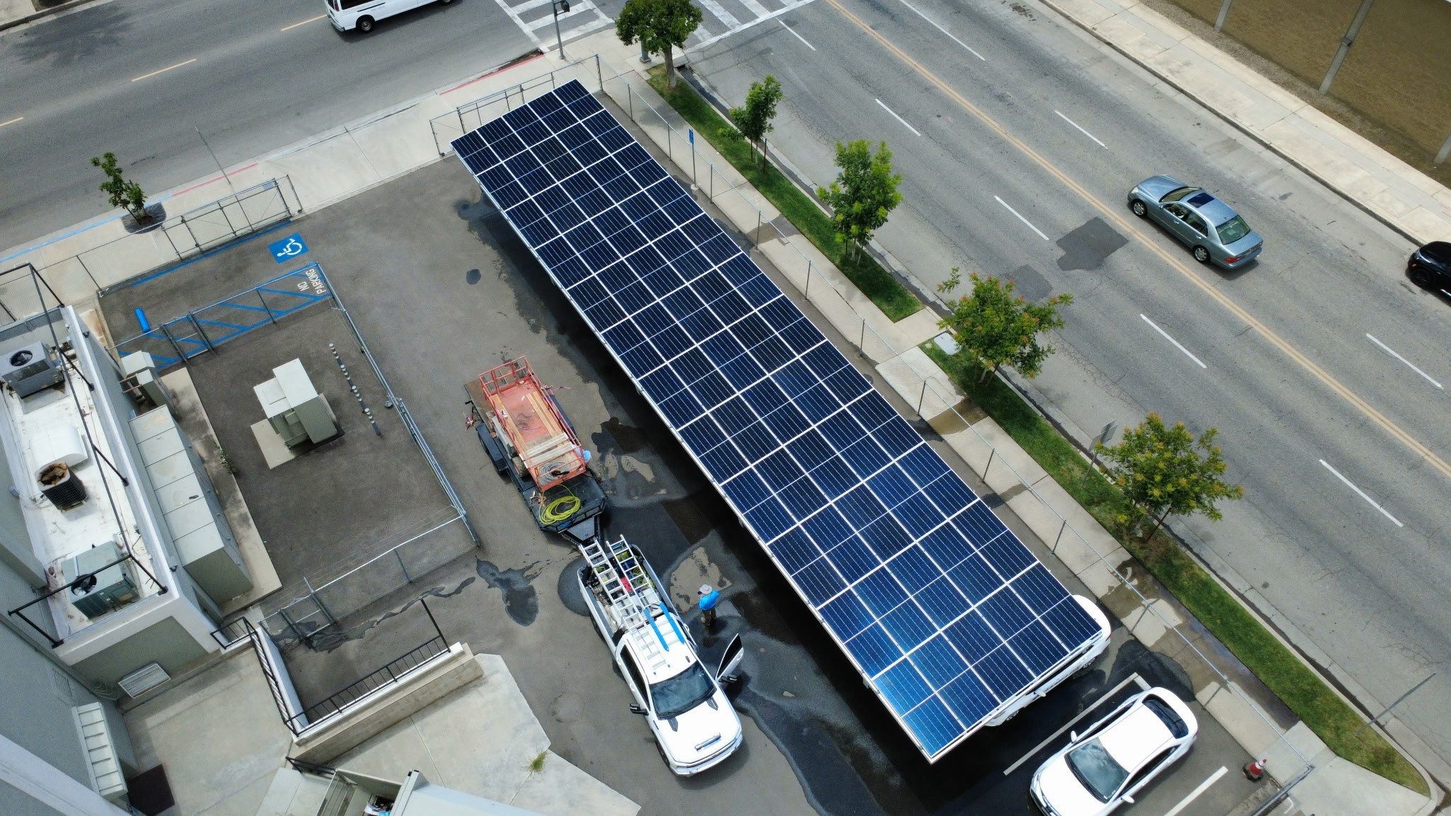 Commercial Solar Panel Cleaning by Palm Coast Solar Cleaning