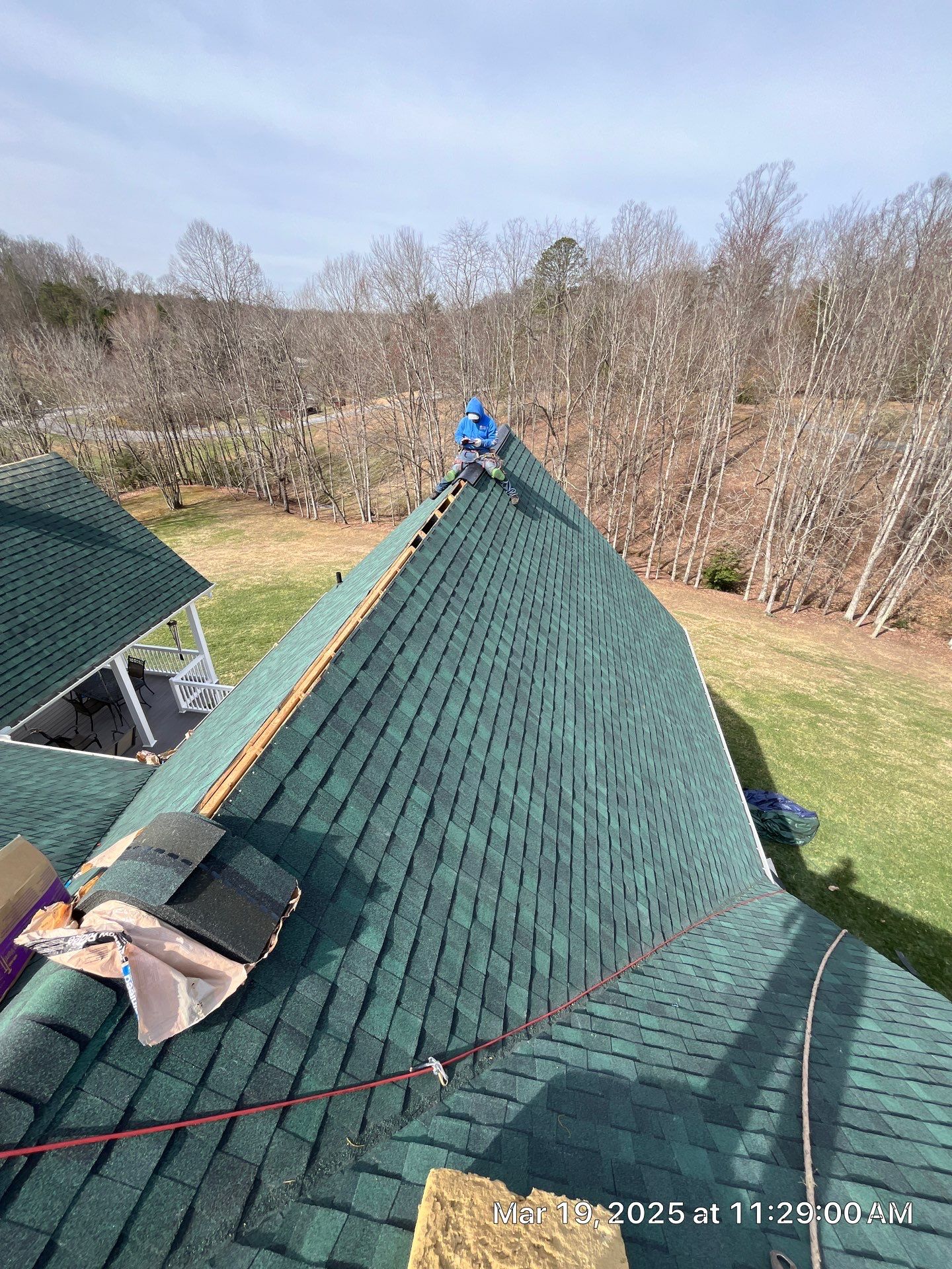 Residential Roofing Installation using Certainteed Landmark Pro Shingles by Fahey Roofing + Contracting