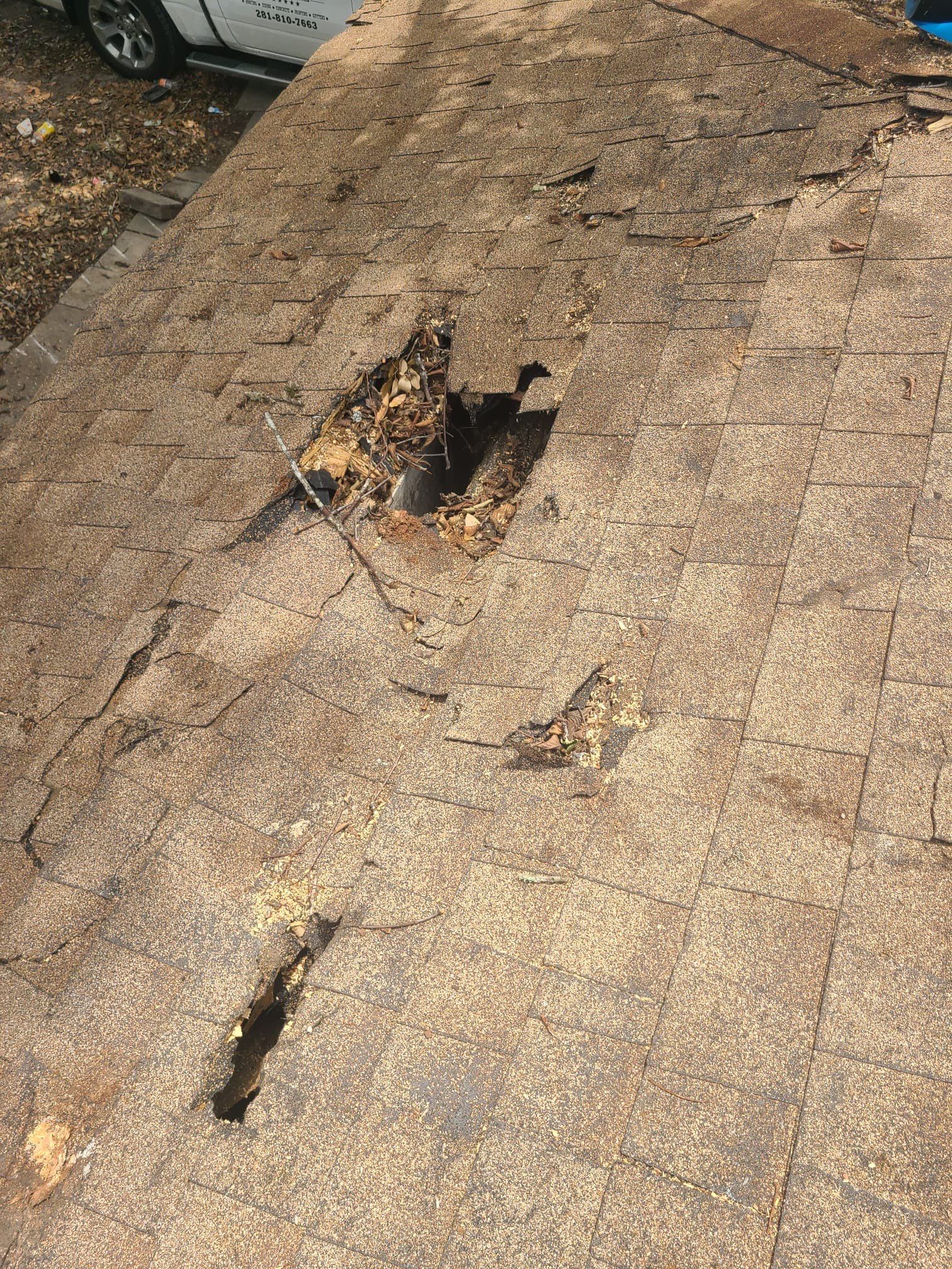 Residential Roofing Repair using tile by Roof Repair Company