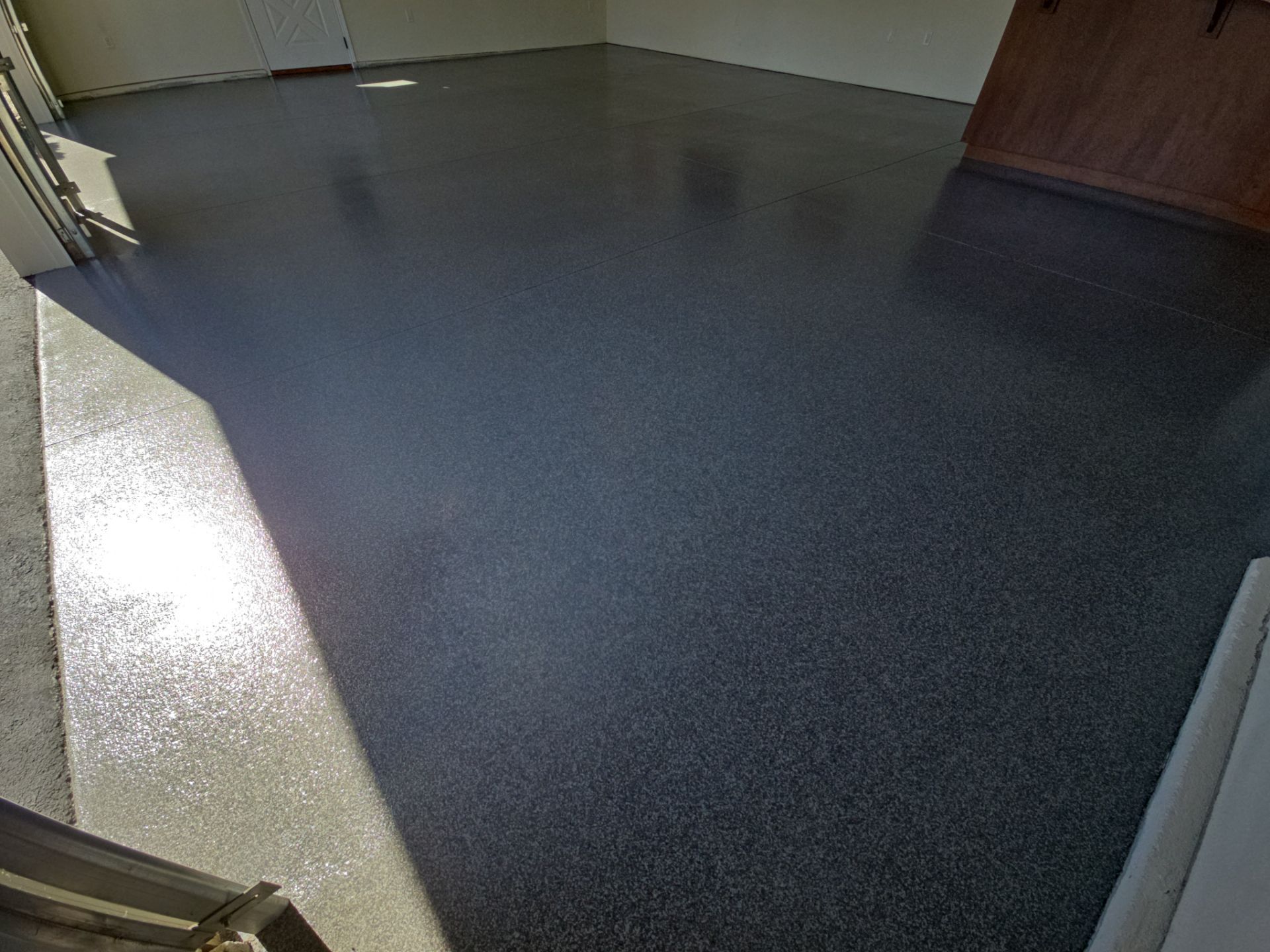 Garage Transformation using Greystone 1/8" by Croc Coatings, LLC