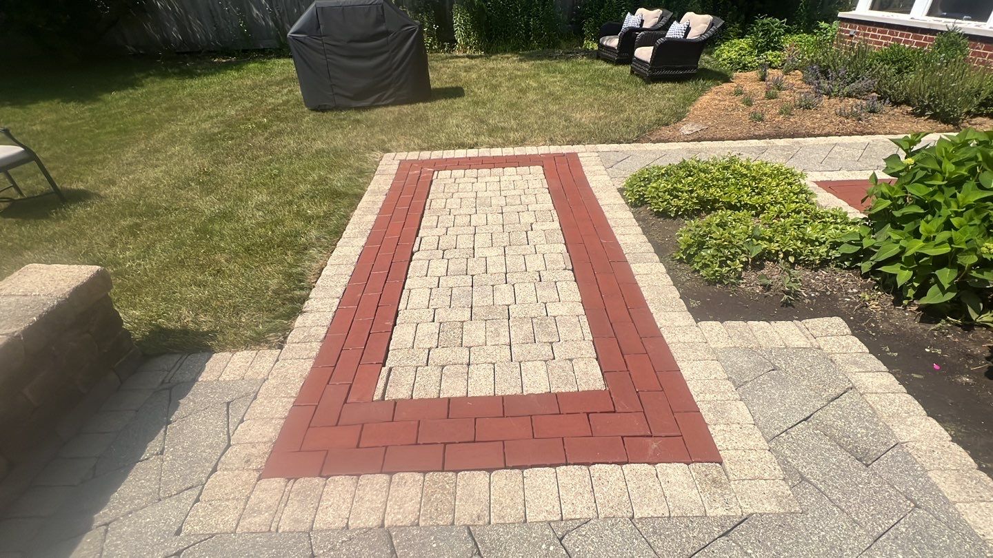 Brick paver clean, sand and seal.  using Surebond SB-1300 by Northern Power Washing LLC.