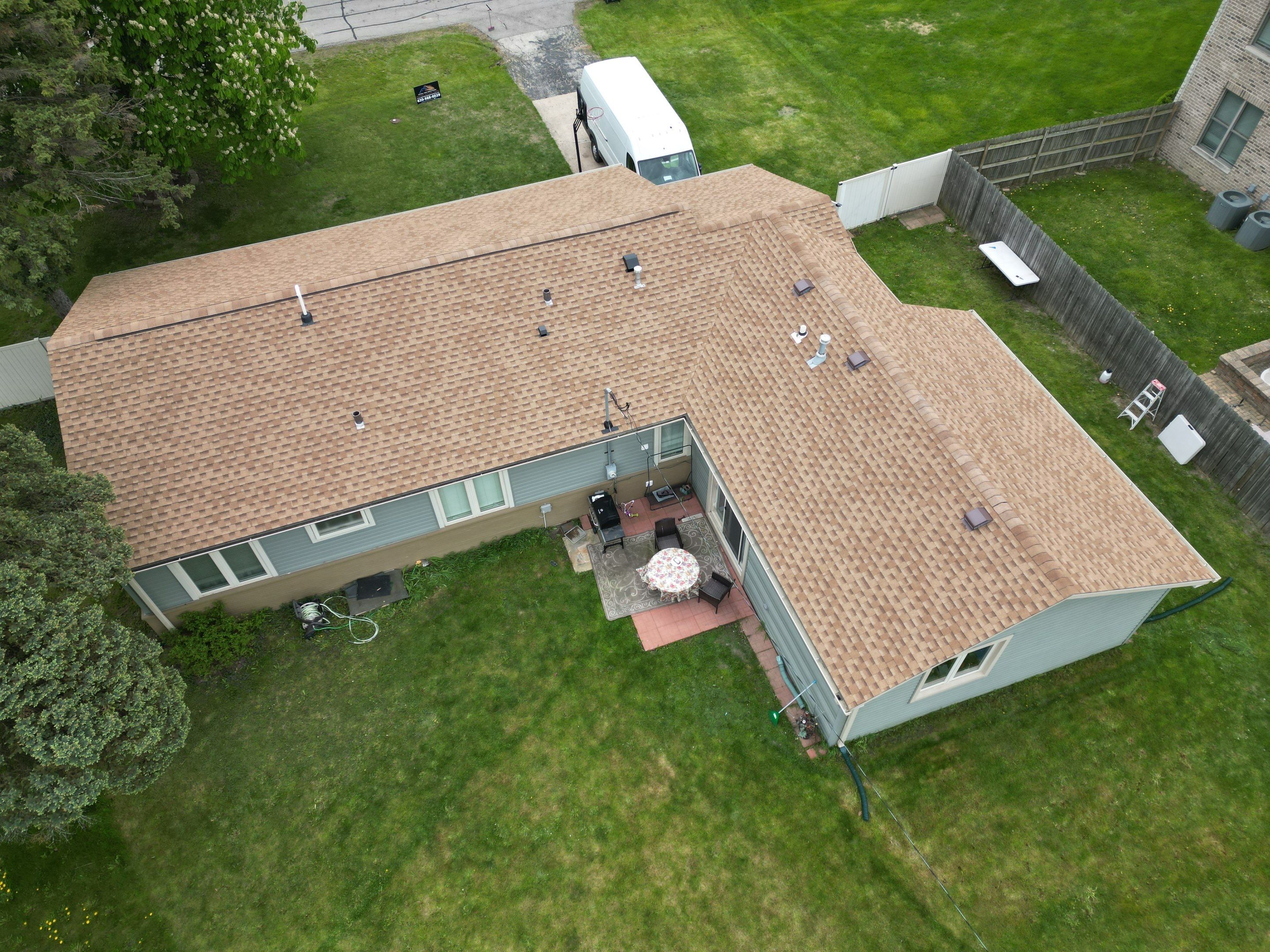 Roof replacement by Optimal Home Improvement 