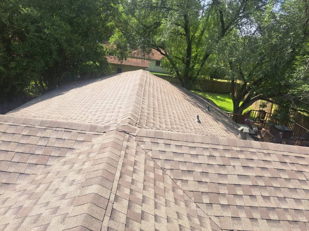 Complete Roof Replacement with Ridge Detail — Humble, TX by PL Roofing & SB Roofing, LLC.
