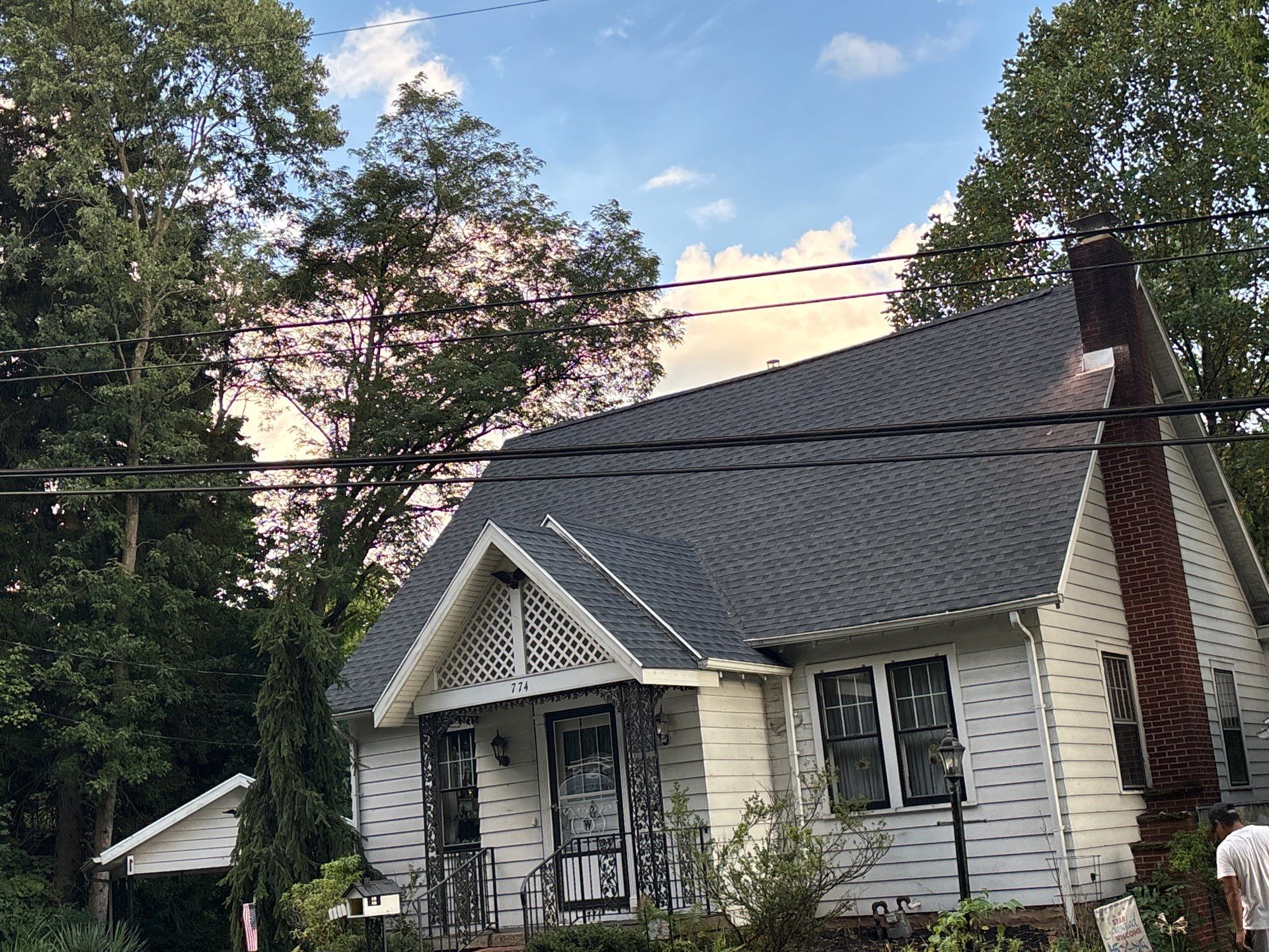 Residential Roofing Installation using GAF Timberline HDZ Charcoal by Rainstoppers Roofing