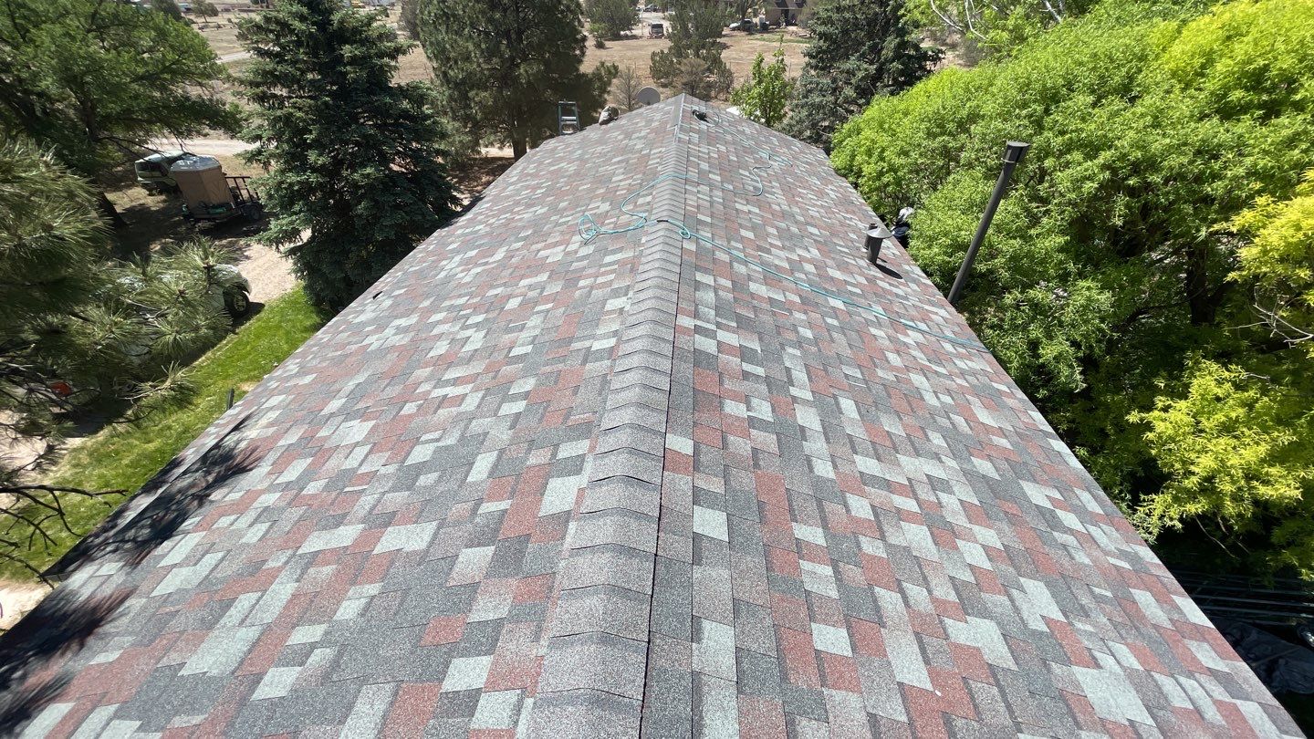 Architectural Shingle Roof Replacement with gutters and downspouts for Edgewood Home by Doyle Roof Masters Inc
