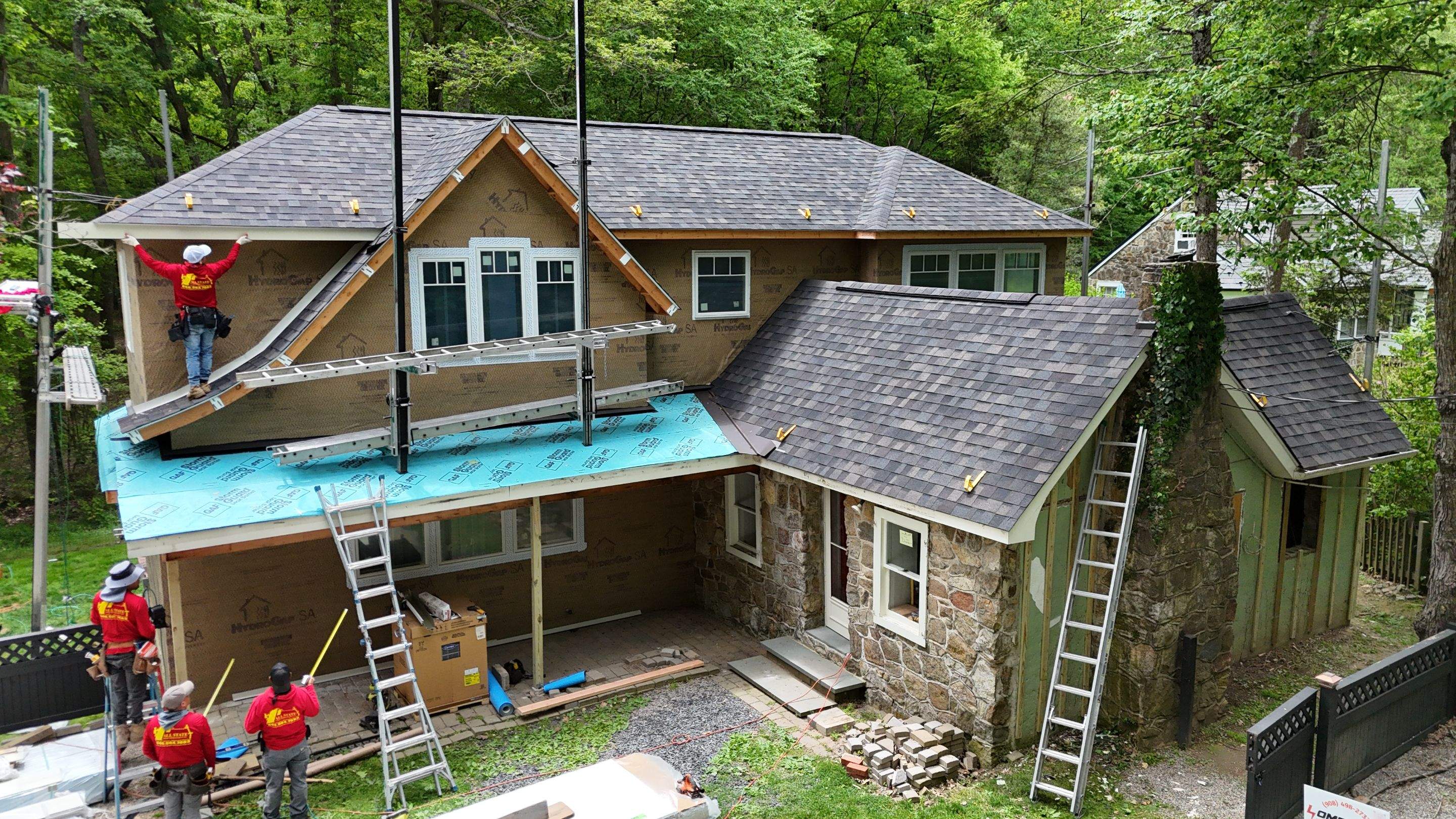 Second Floor Addition and Full Exterior Remodel by All State Home Improvement Inc.