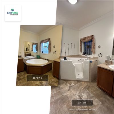 Decked Walk-In Tub