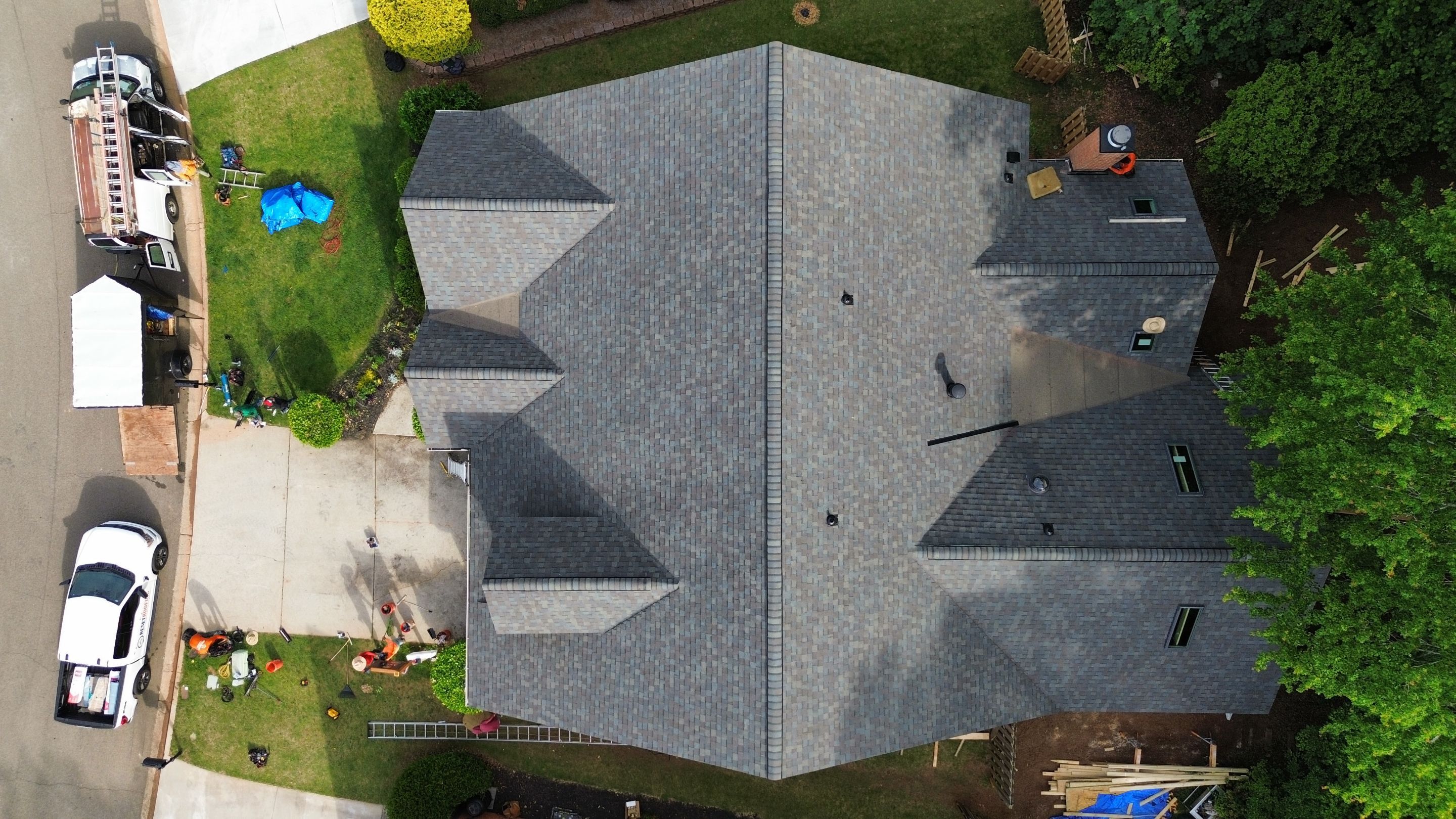 Roswell, GA Roof Replacement CertainTeed Landmark Driftwood by Reset Roofing