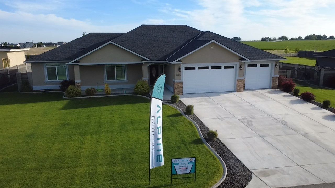 Full Residential Roof Replacement with Architectural Asphalt Shingles Easton Dr Pasco, WA, 99301  The Alpine Premium System  - Certainteed Landmark® PRO Shingle - Moire Black by Alpine Roofing