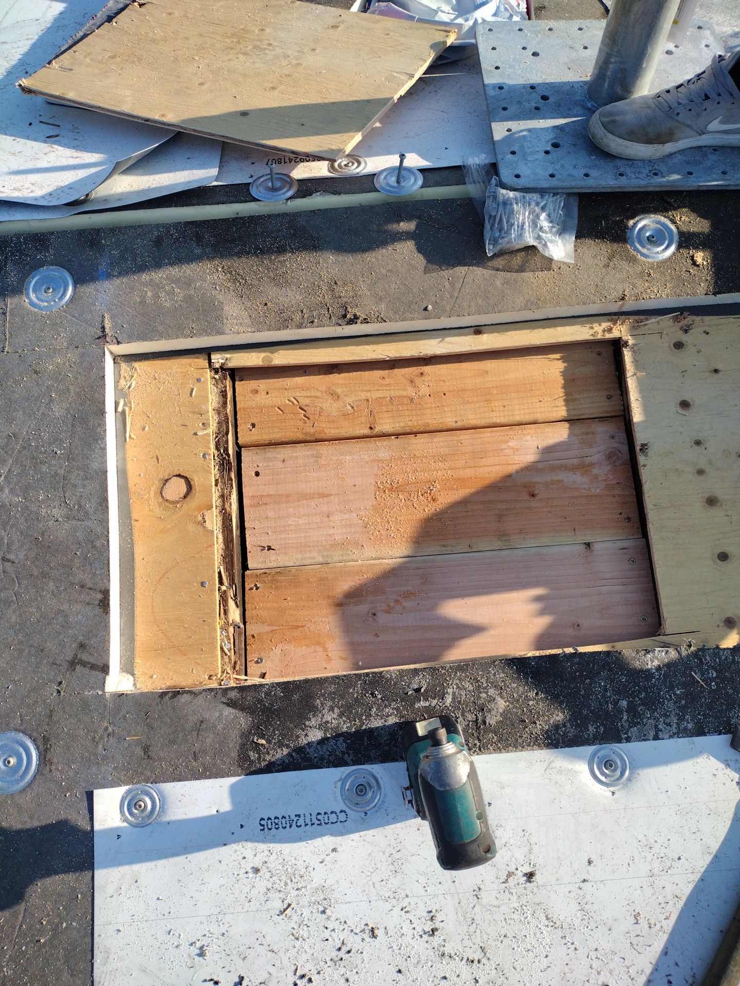 Commercial Flat Roof Installation using GAF 60Mil TPO  by Orezona Building & Roofing Company, Inc.