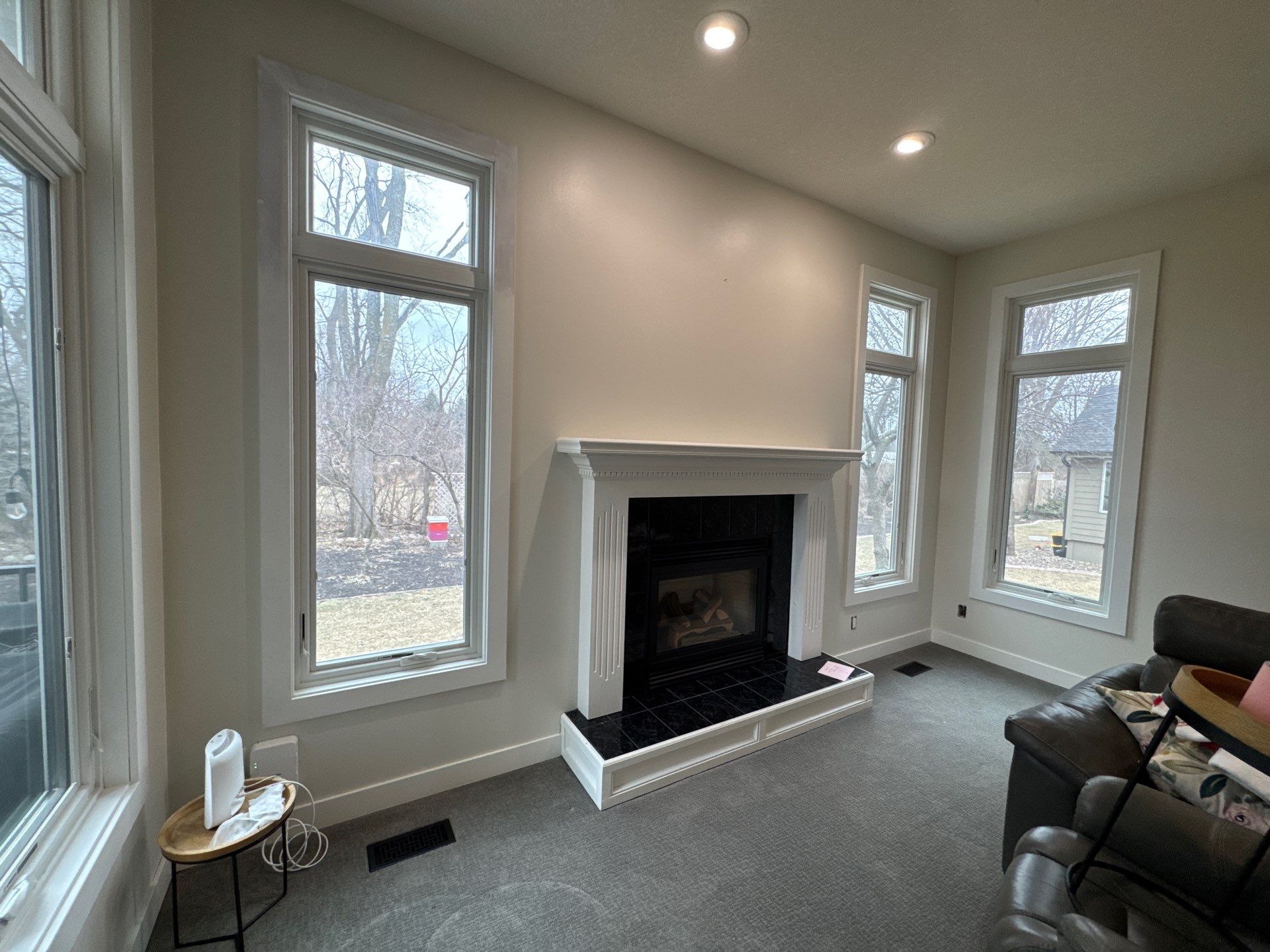 Residential Interior Wall Repaint | Foyer, Stairwell, Hallway & Living Room by Midwest Paint LLC