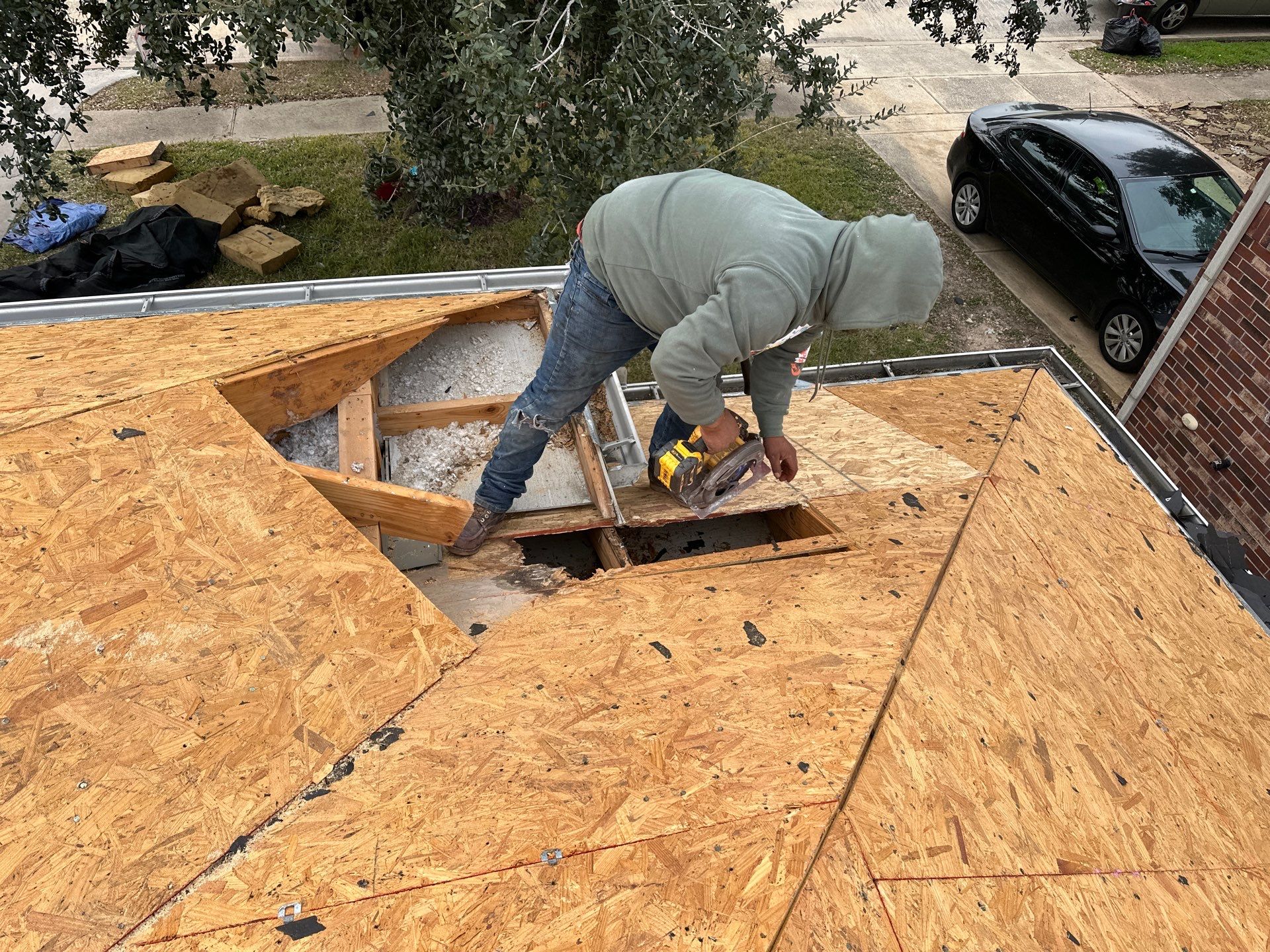 Project in Houston by Motion Roofing