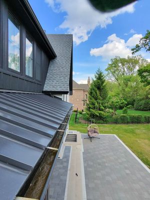Turtle Shell gutter protection installation in Burr Ridge, IL 60527, photograph 4