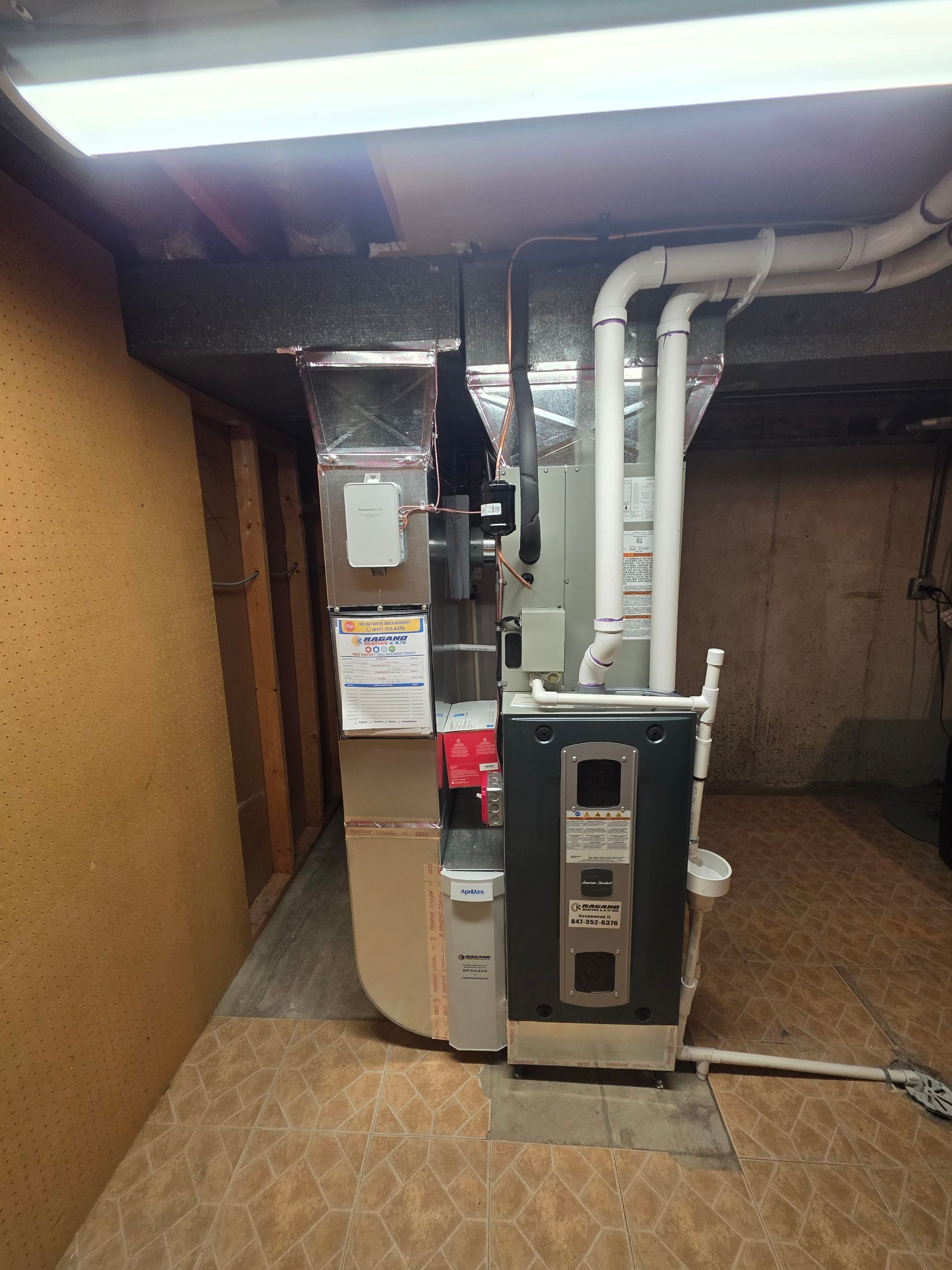 Full System Installation Replacement by Ragano Heating & Air Conditioning Inc