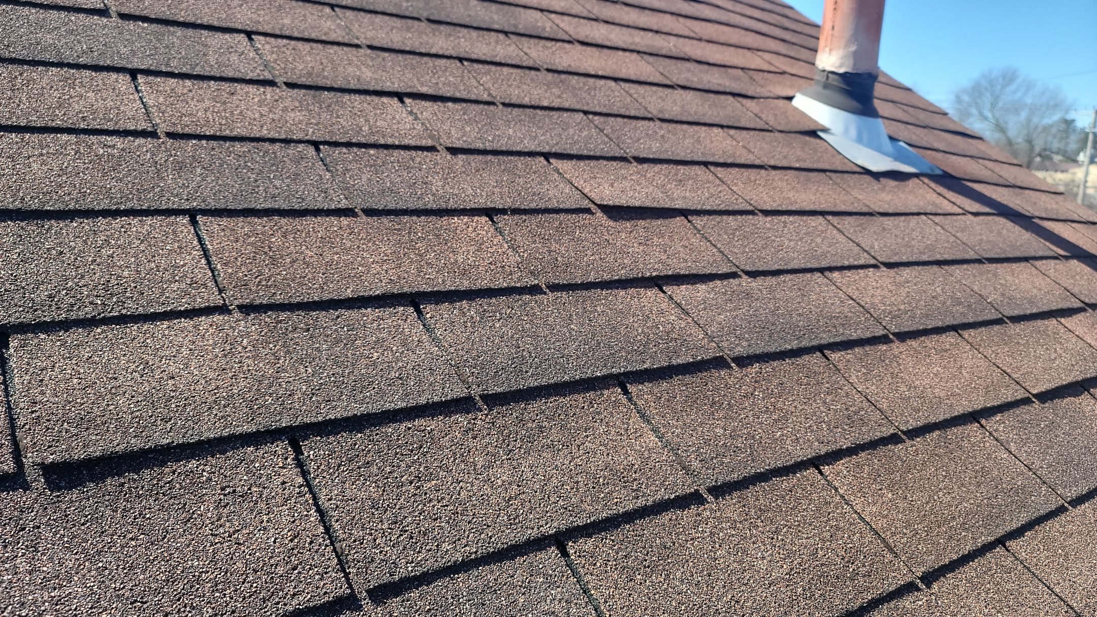 ATLAS PINNACLE COLOR: HEATHERBLEND DRIPE EDGE: WHITE by Eagle Eye Roofing