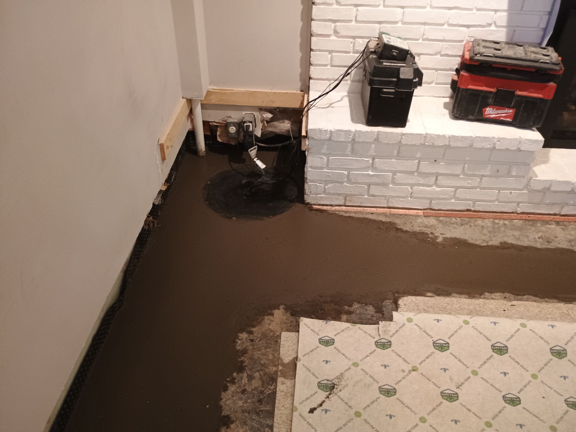 Interior Drain Tile & Sump Pump in Northwest Minneapolis by Waterproofing Northeast