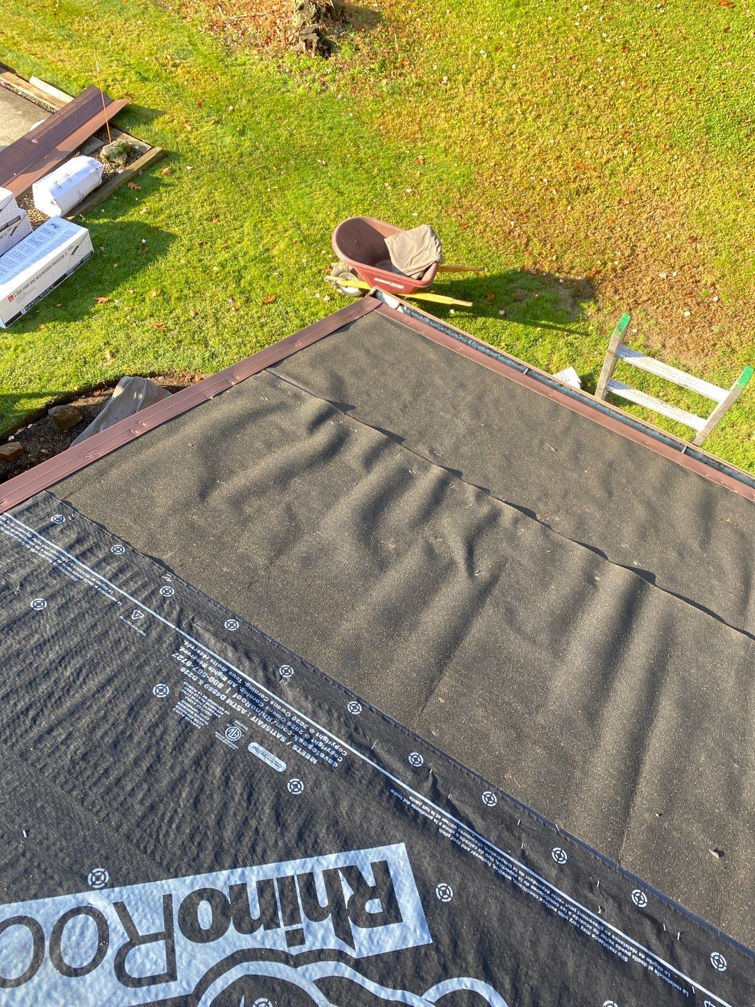 Residential Roofing Installation using Owens Corning Duration, Driftwood by Absolute Roofing and Construction