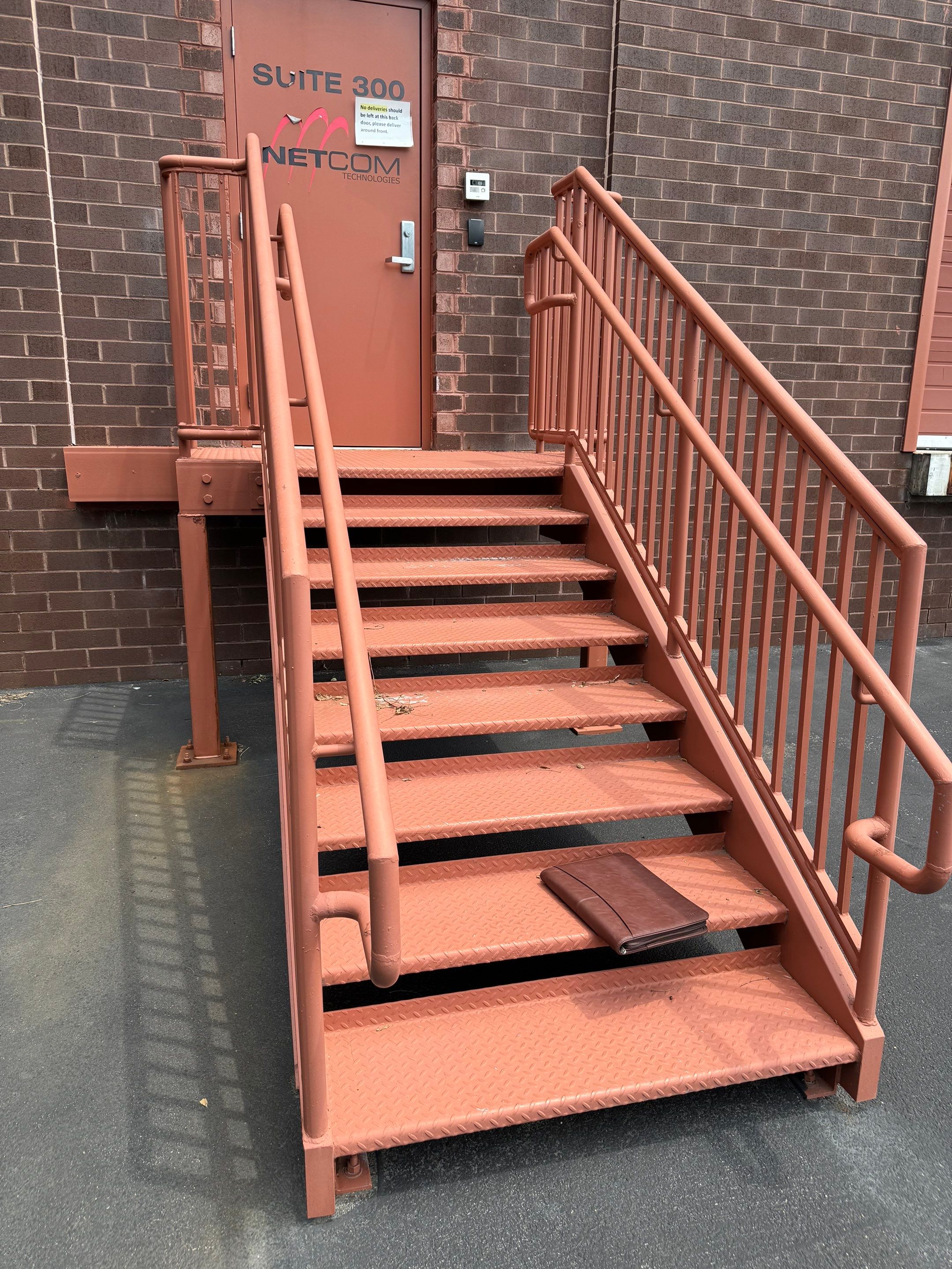 Industrial Structural Staircase & Pipe Railings – Gateway Center – Gaithersburg, MD by Capitol Iron Works