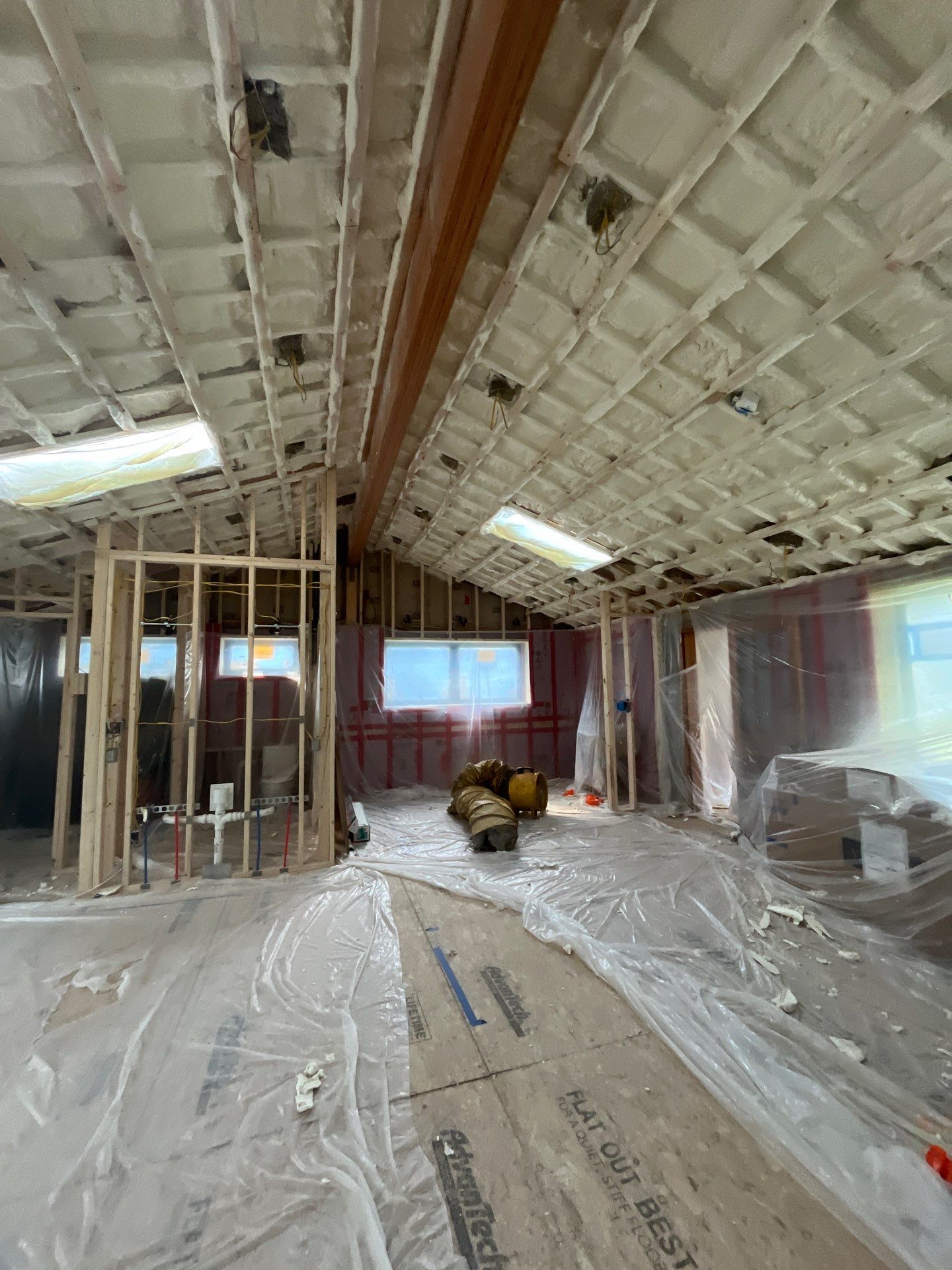 Spray Foam Insulation using Closed Cell Spray Foam by NYS Foam & Energy