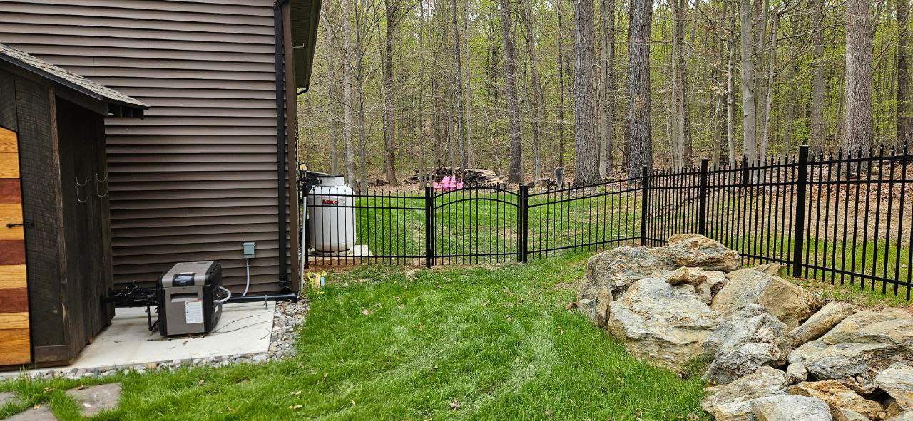 Black Aluminum 3 Rail by Kingdom Fence & Supply