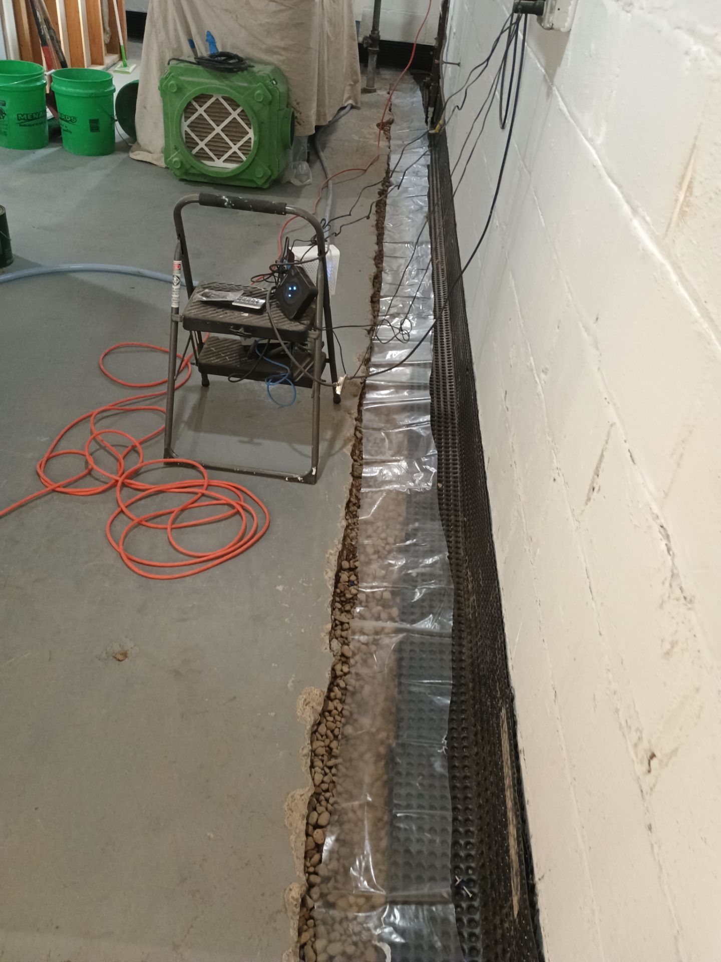 Basement Waterproofing for Kristi & Danny in St. Paul by Waterproofing Northeast