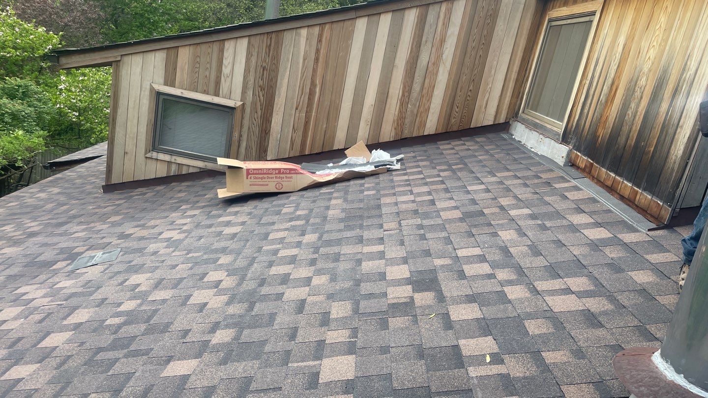 Roof Replacement w/ Skylights in Baltimore, MD (IKO Dynasty) by American Home Contractors