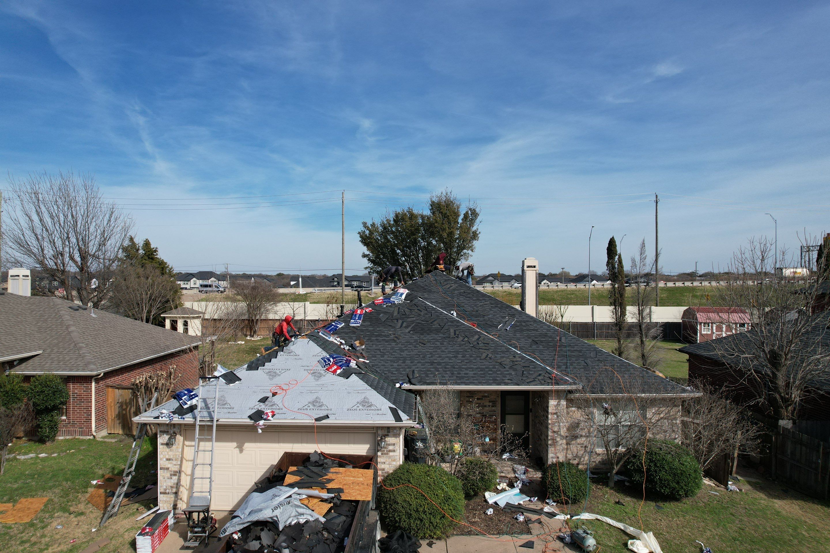 Project in Arlington  by Zeus Exteriors