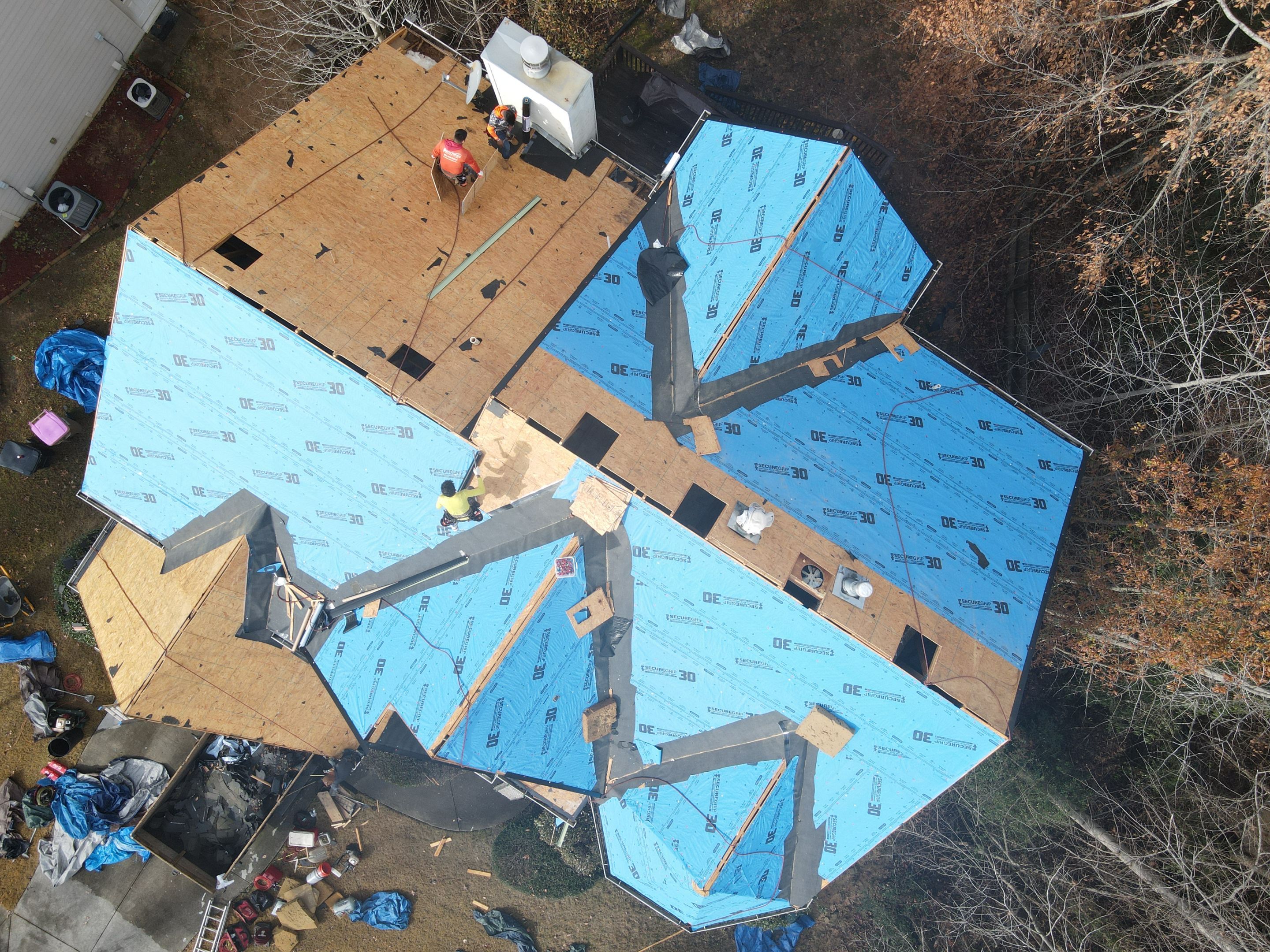 Residential Roofing Installation using Owens Corning by Inspector Roofing and Restoration