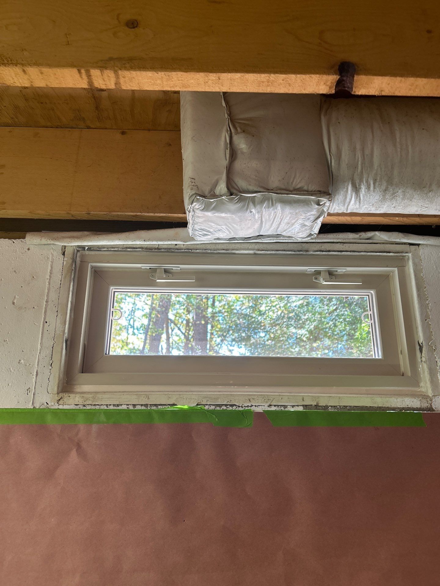 Basement Replacement Windows using Harvey Vinyl Replacement Windows by Cheshire Glass Company