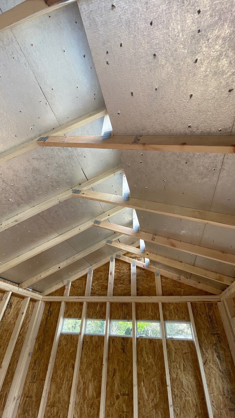Outdoor Office Shed Interior Remodel in Longwood: From Drywall to Paint by HandyMangum