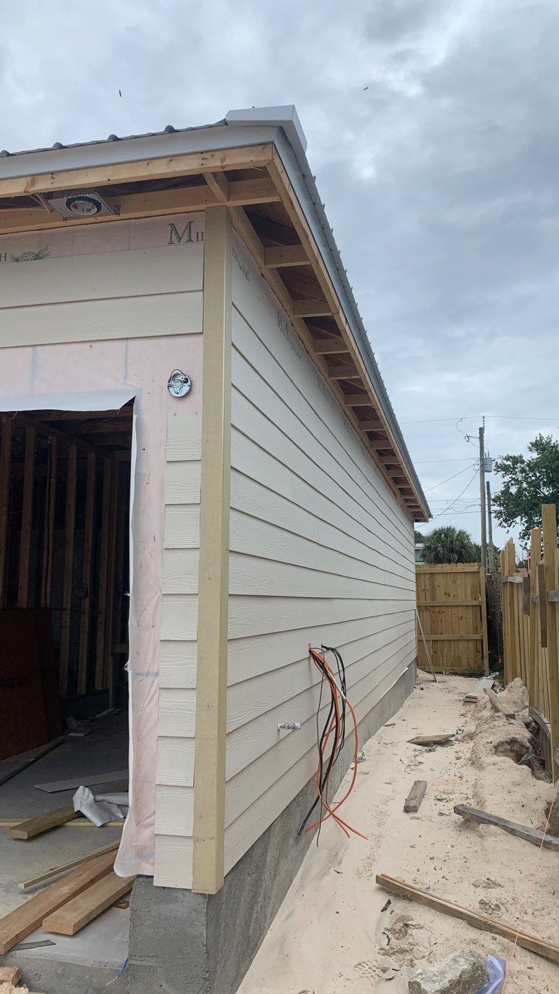Soffit and Fascia Replacement and Gutter Installation using K-Style Gutters by Gutter Professors