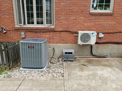 Replace Furnace and AC, Add 2 Zone Ductless System, Add full IAQ Package
