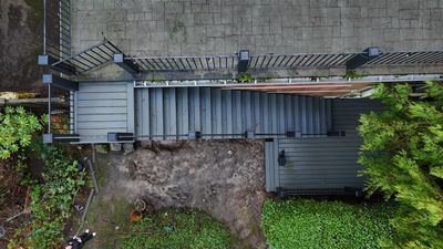 Trex Clamshell Deck in Portland