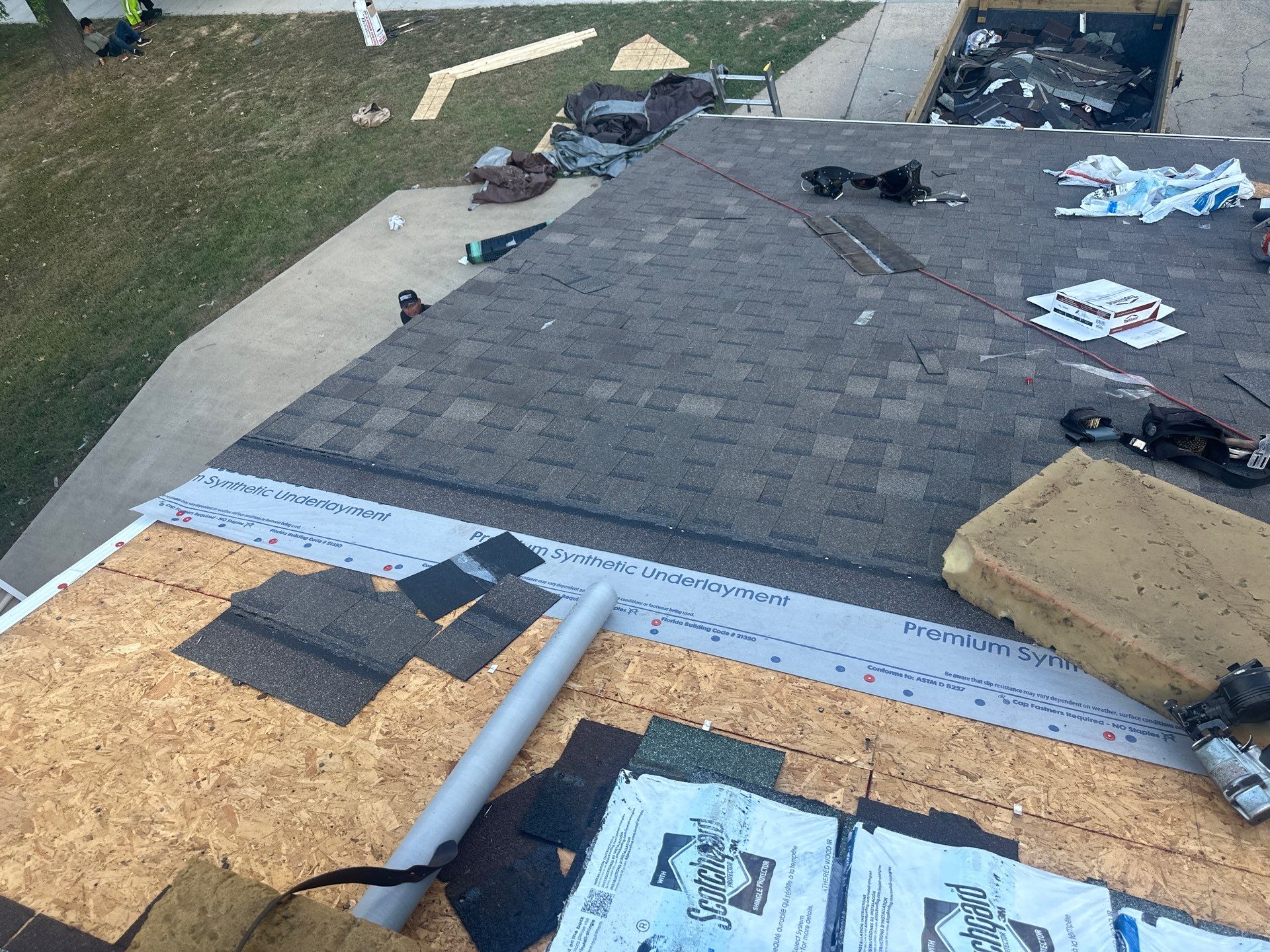 Residential Roofing + Gutter & Downspouts Install  by Titan Commercial & Residential Roofing 