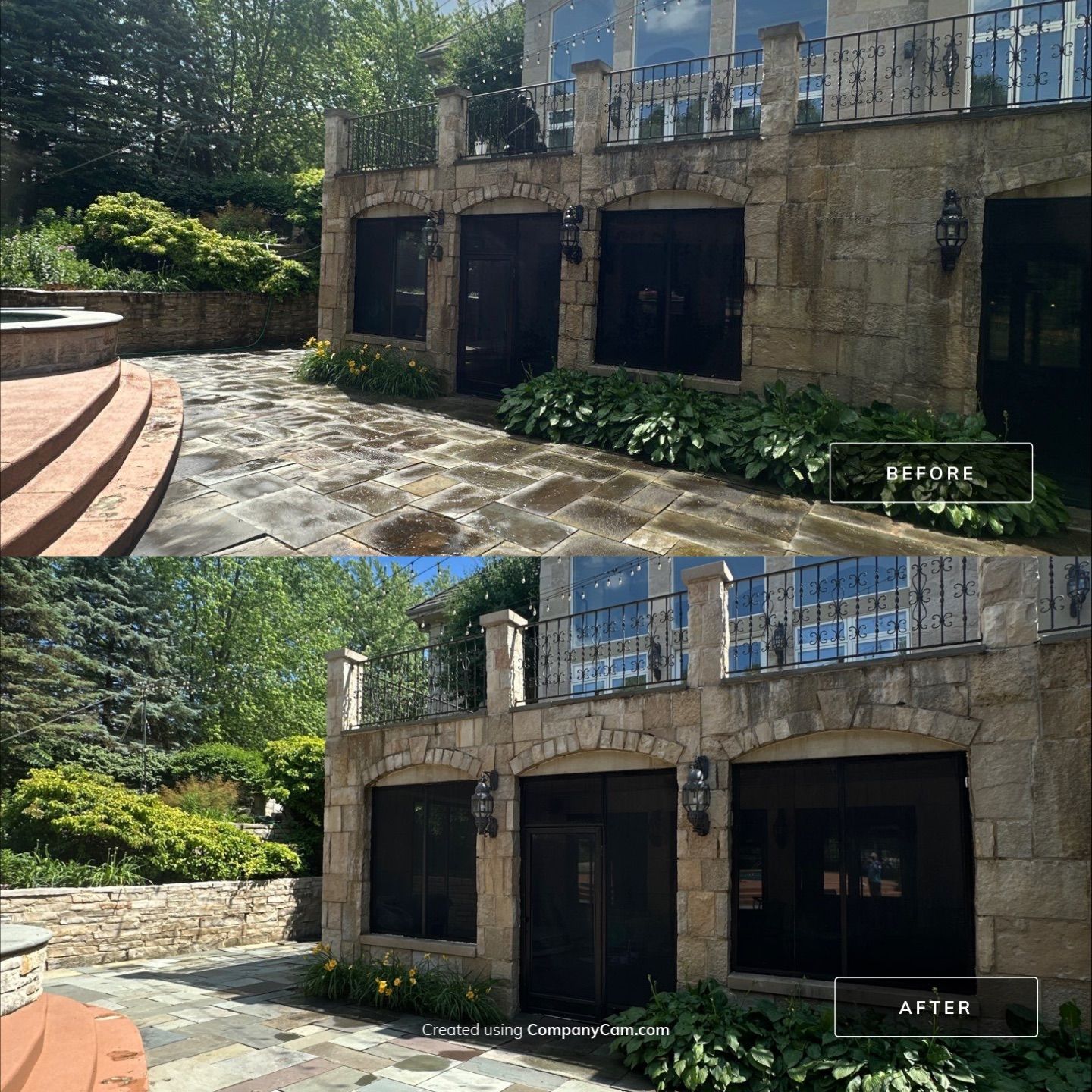 Project in South Barrington by Simmons Power & Soft Washing