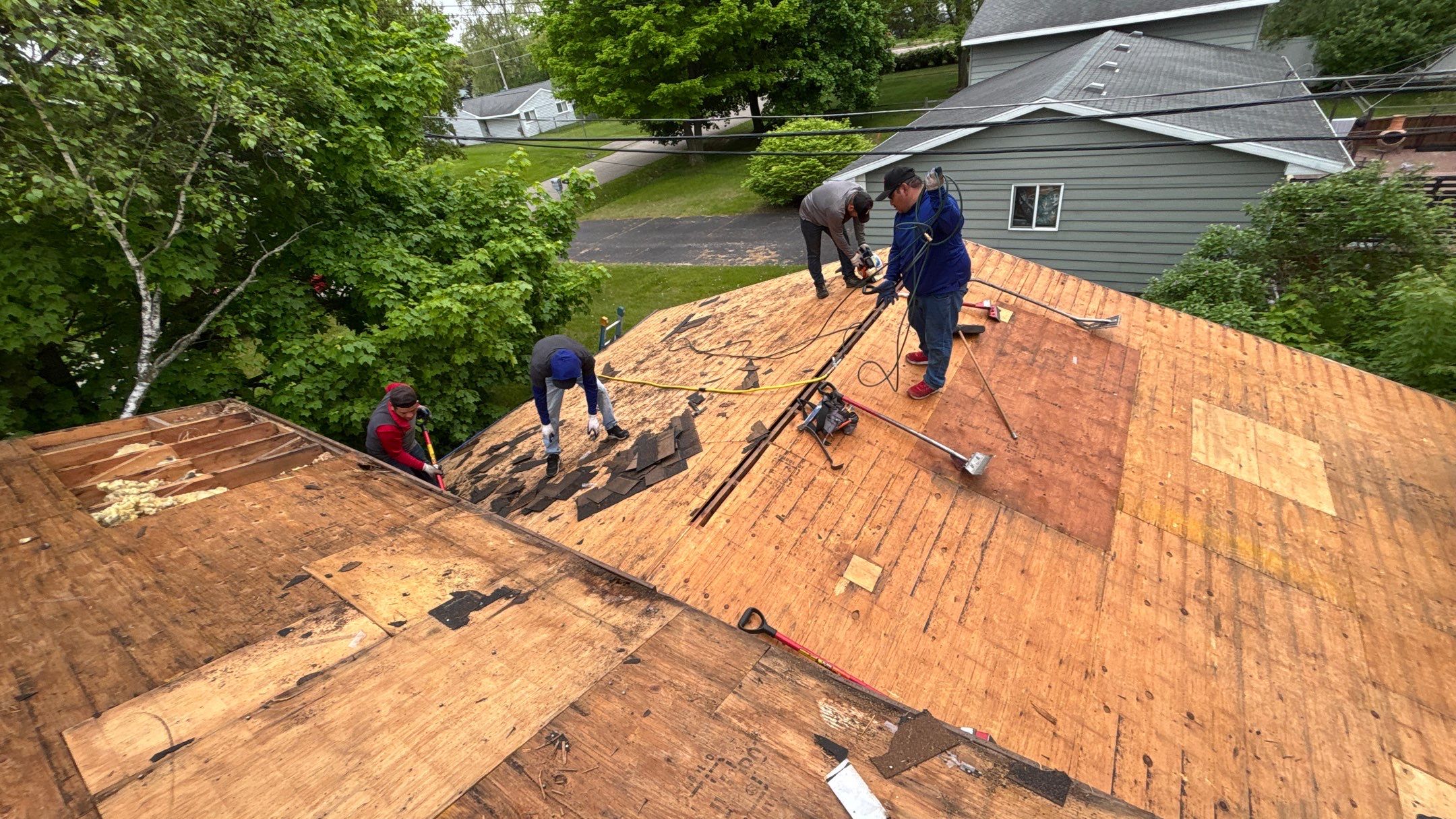 Roof Replacement using Owens Corning Teak by 180 Contractors