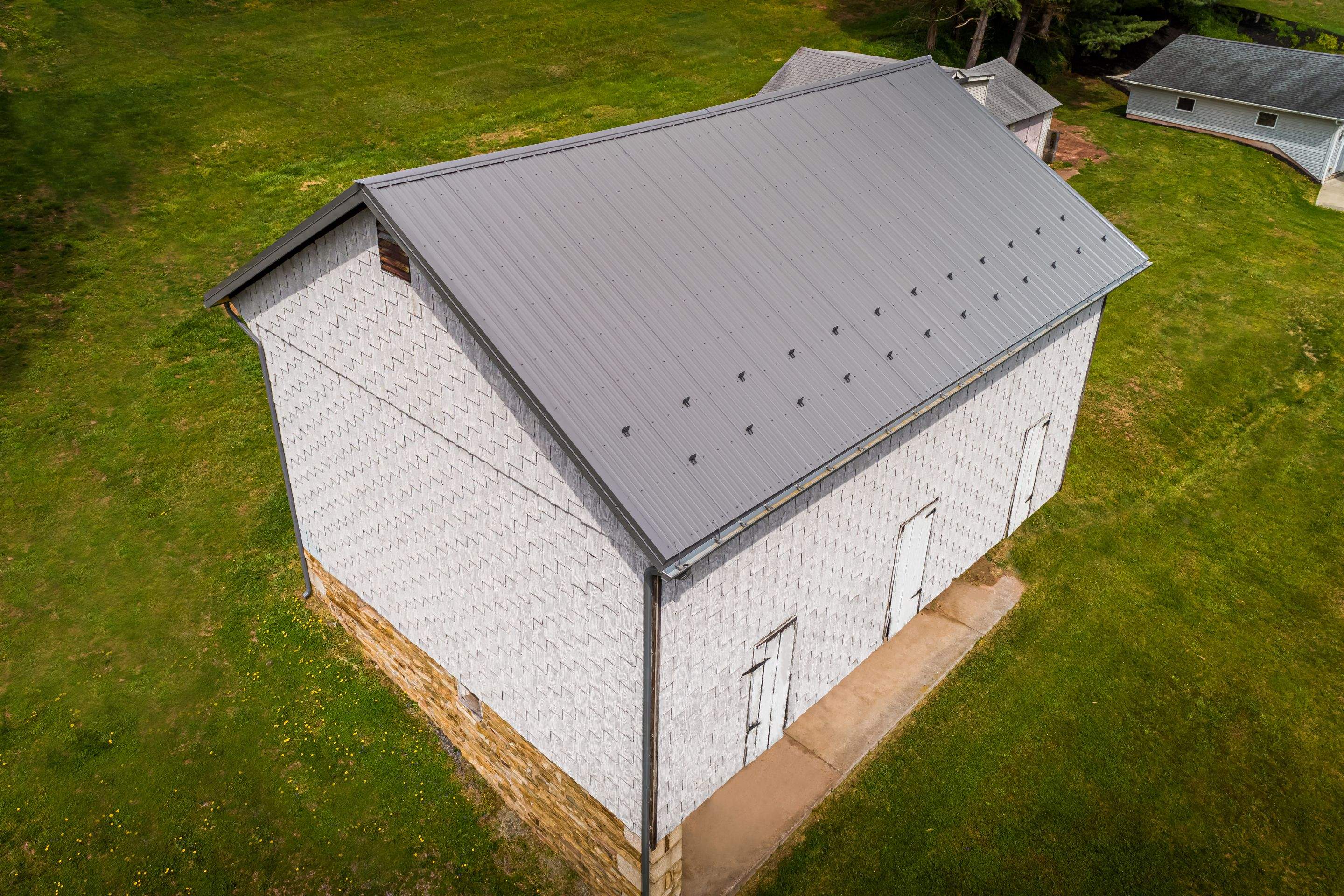 Metal Roof-charcoal by Esh Builders