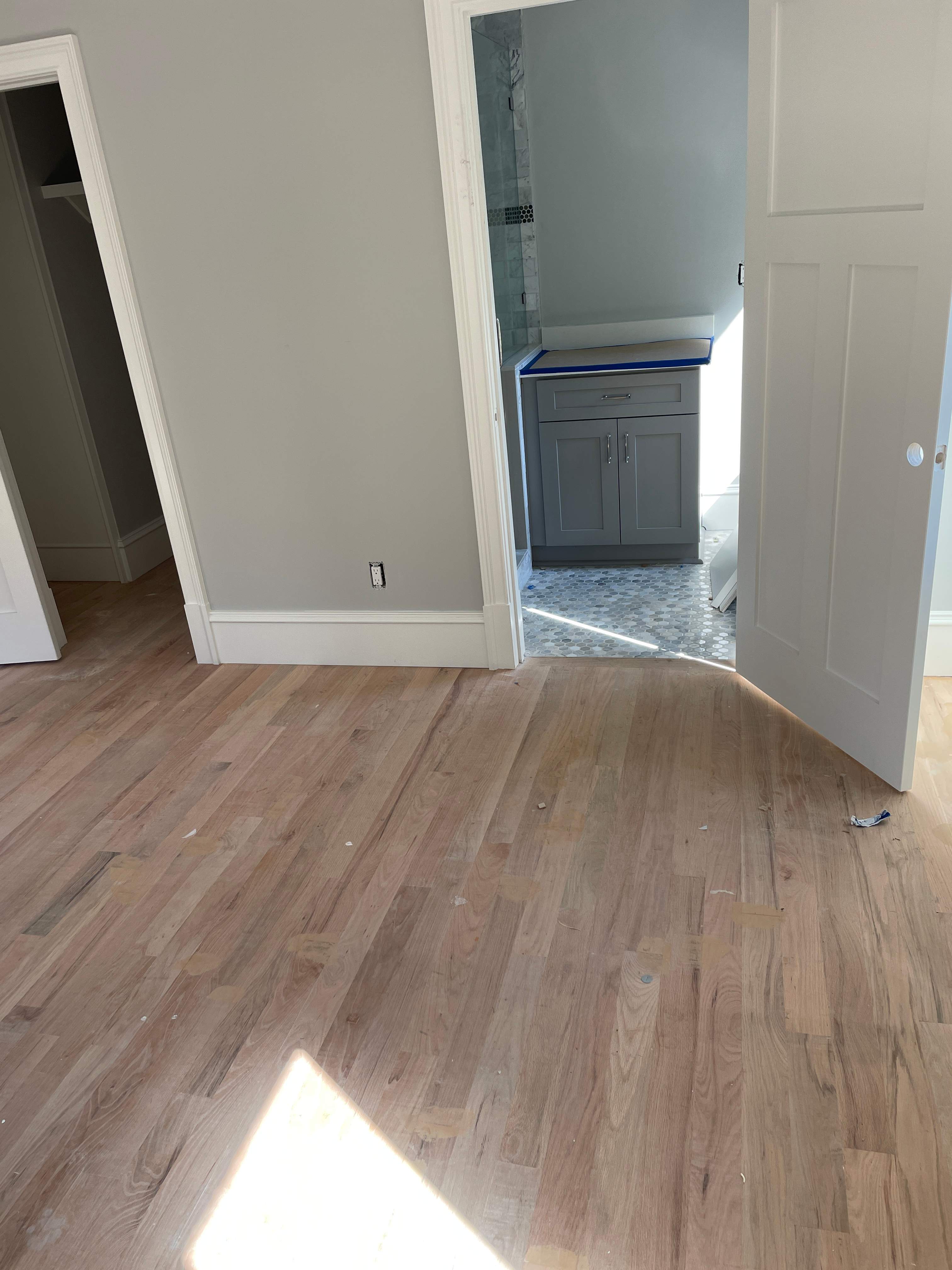Flooring Installation using Red Oak by Footprints Floors of East Atlanta