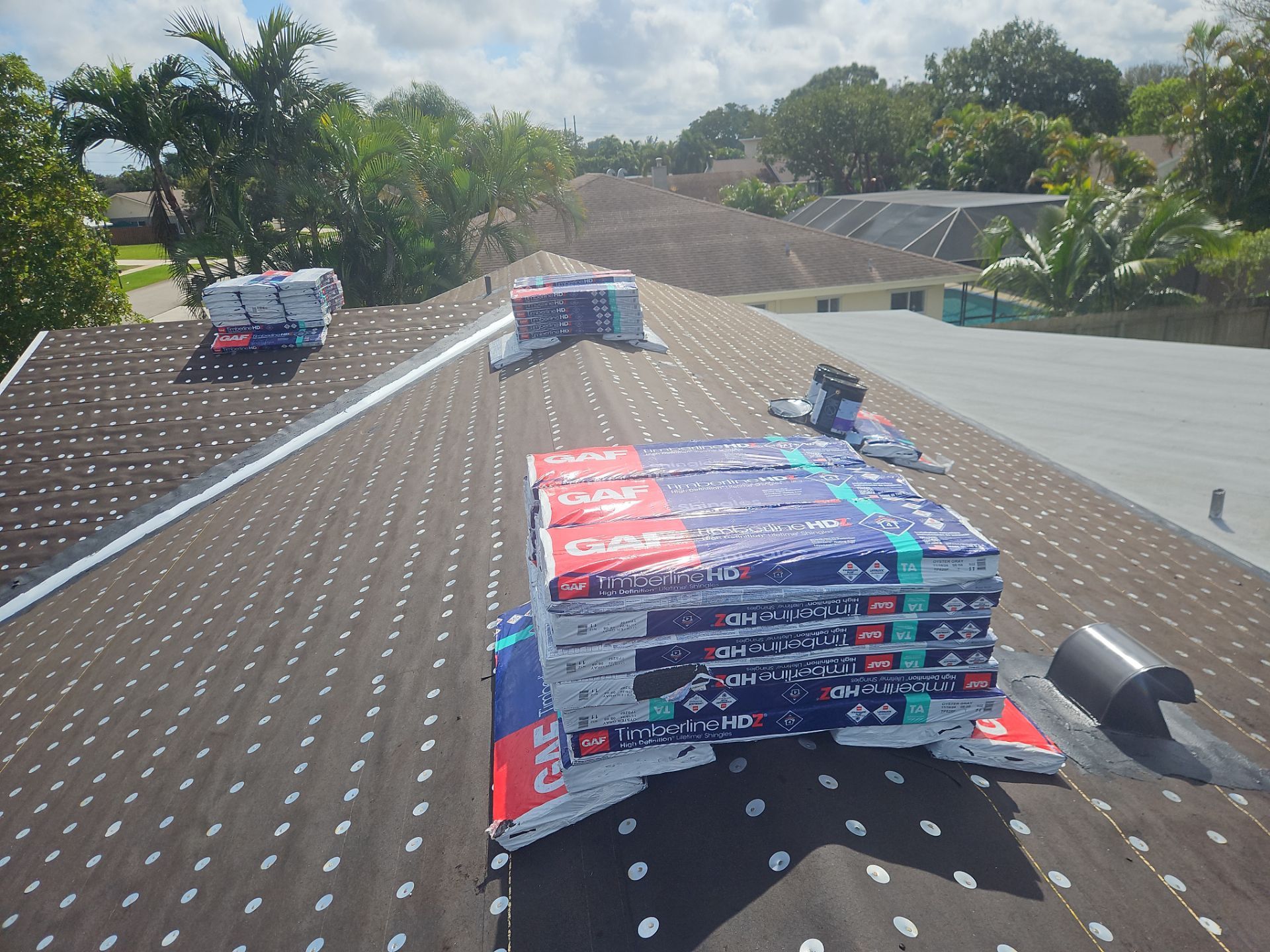 Residential Roofing Installation using GAF by BLUES BROTHERS ROOFING
