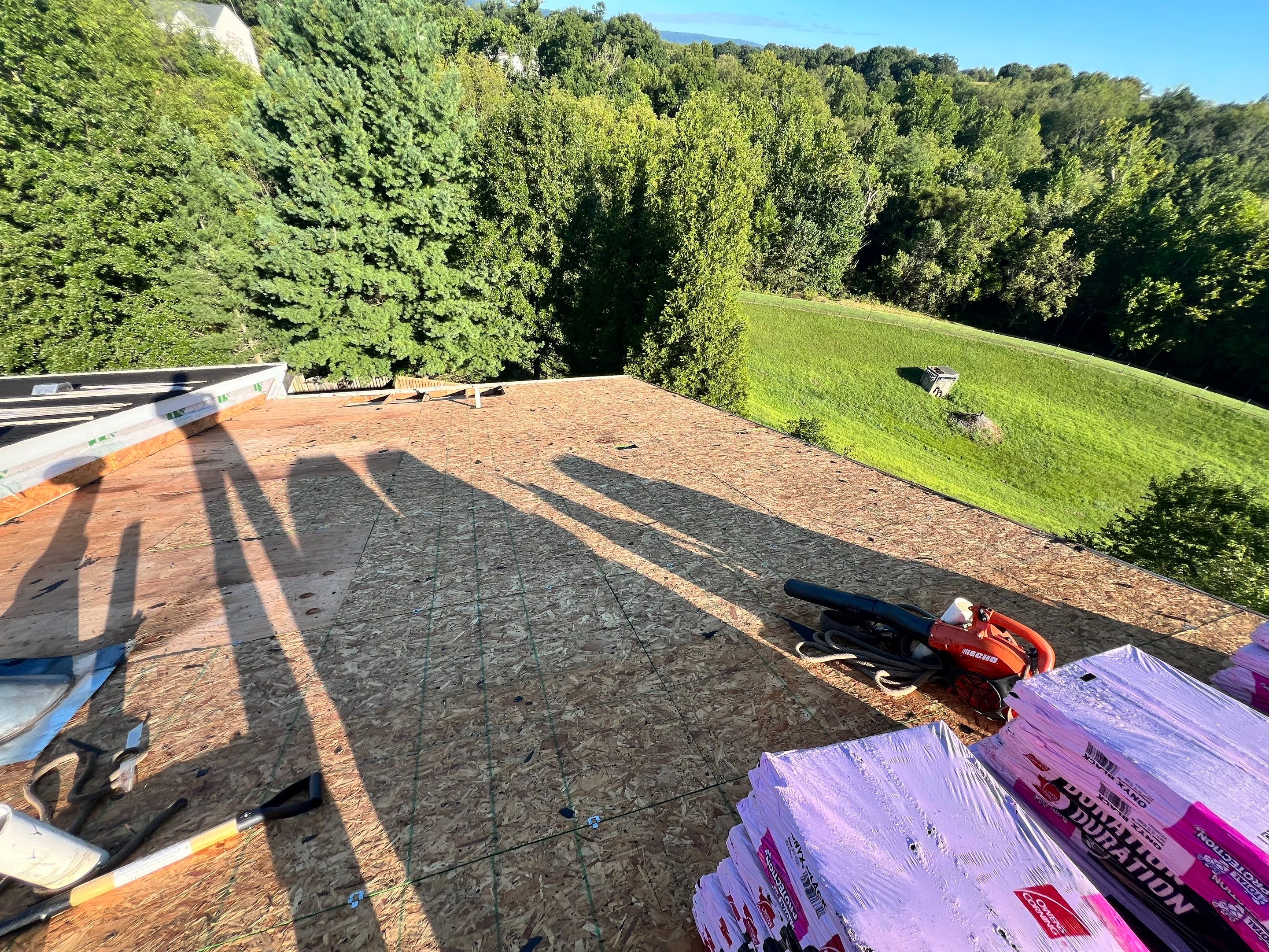 Full Residential Roof Replacement and Decking Repair in Brunswick by Frederick Roof Repair