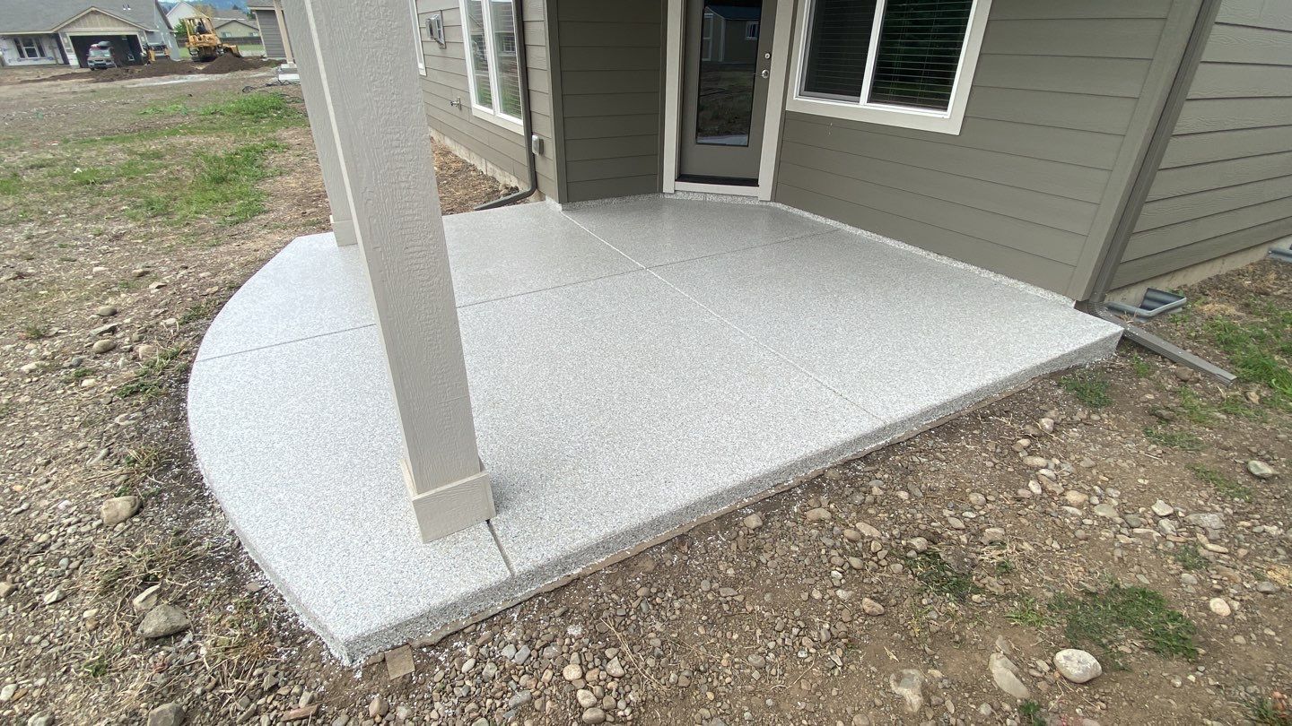 Patio and Walkway using Mt Everest by Croc Coatings, LLC