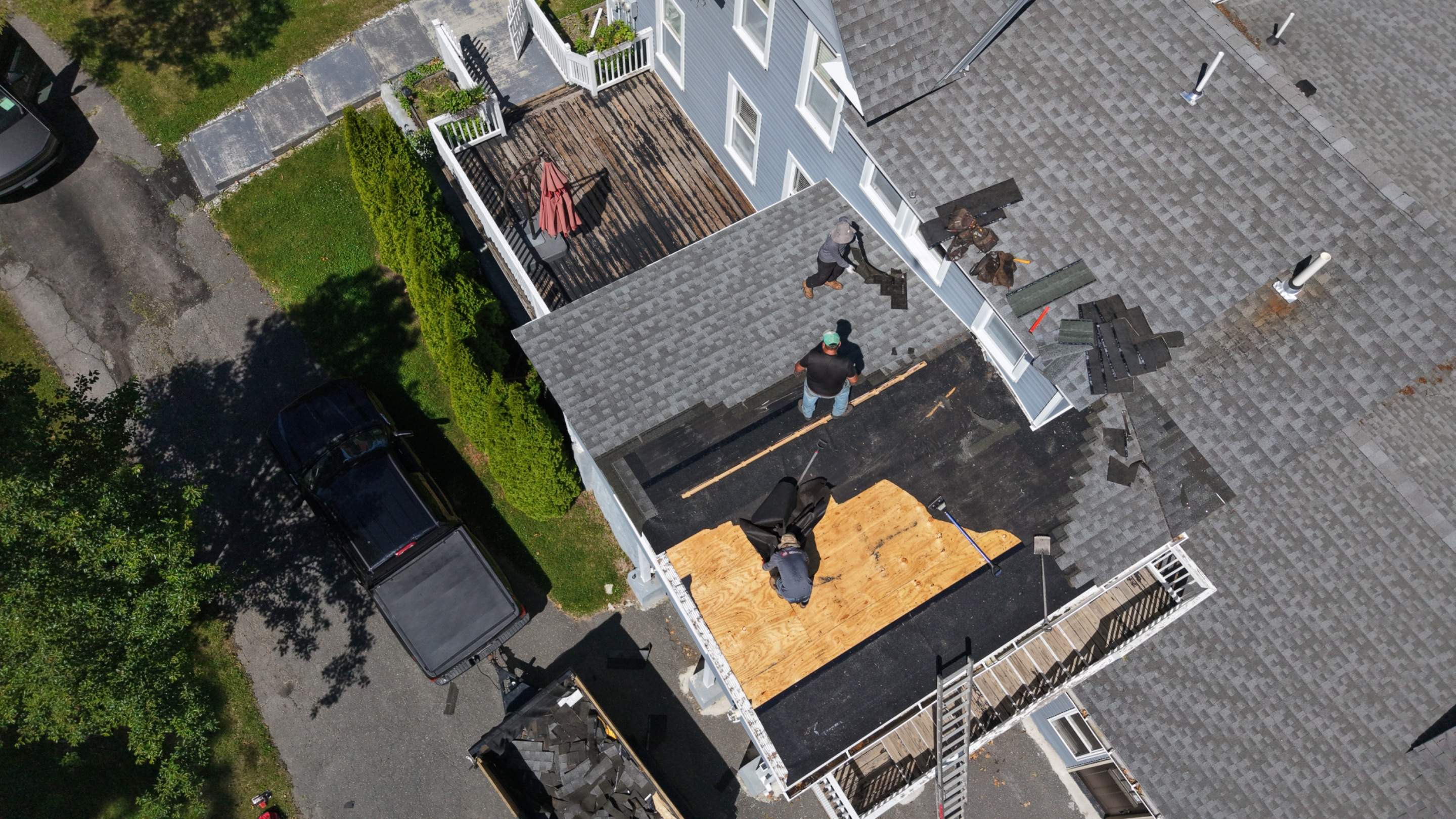 From Shingles to EPDM — Methuen Flat Roof Conversion by JOHNNYS PRO