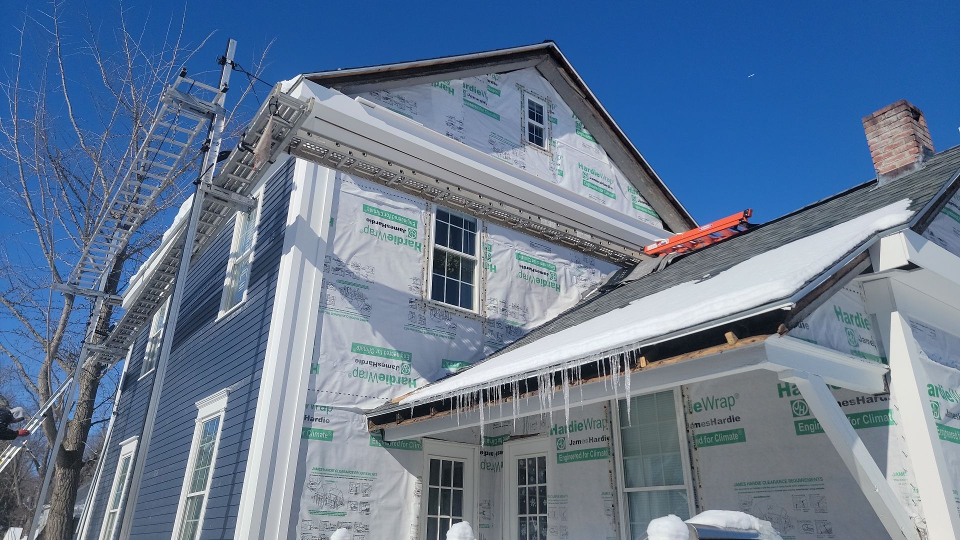 Siding Installation using James Hardie by UBrothers Construction