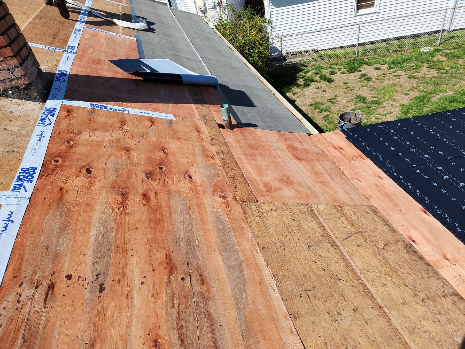 Residential Roofing Installation and Structural Plywood Replacement in Stratford by A Plus Exterior