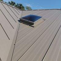 24ga 1" Nail-Strip Buckskin  by Total Roofing System The Metal Roof Experts