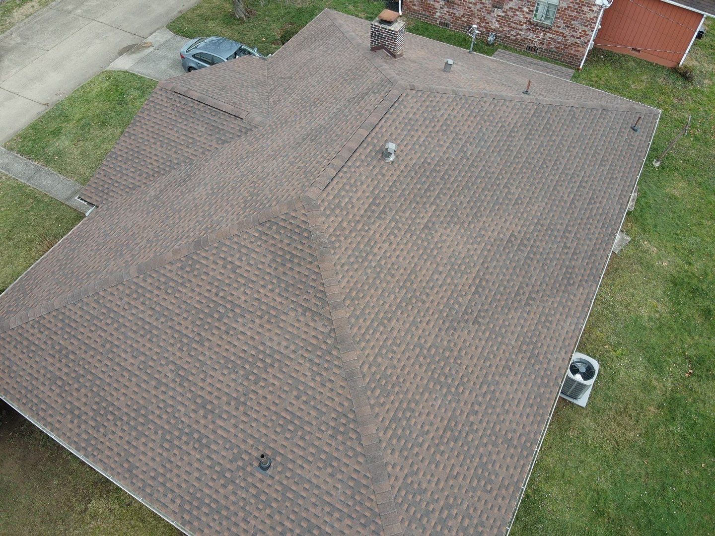 Residential Roofing Installation using GAF TImberline HDZ Hickory by Rainstoppers Roofing