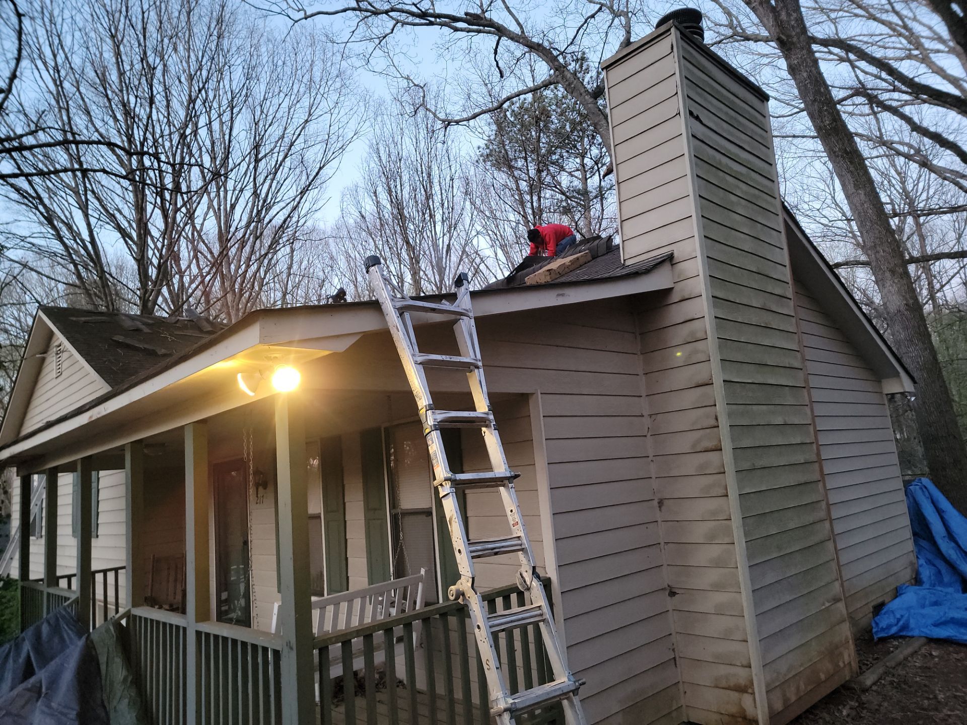 Residential Roofing Installation using Owens Corning by Inspector Roofing and Restoration